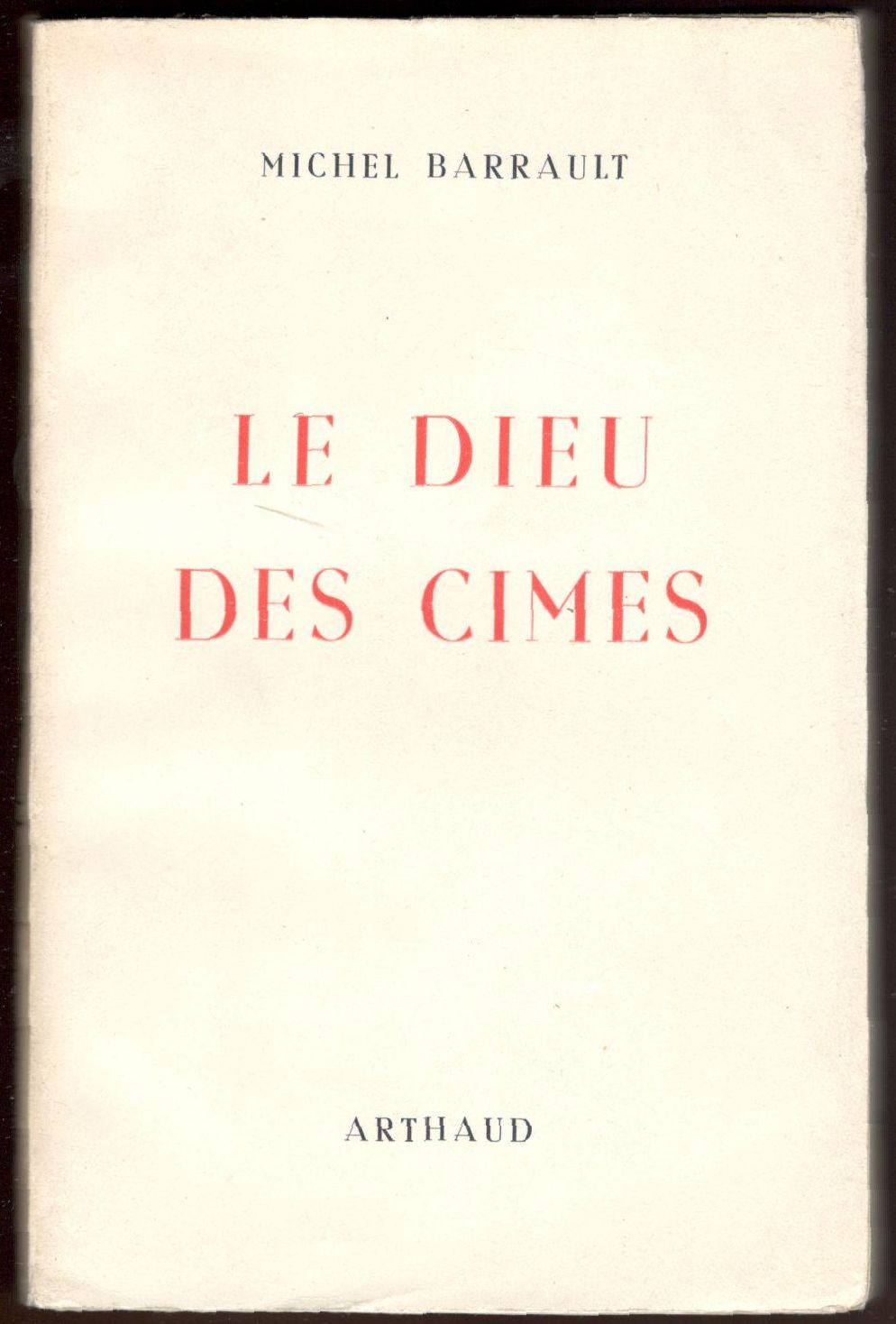 Le dieu des cimes