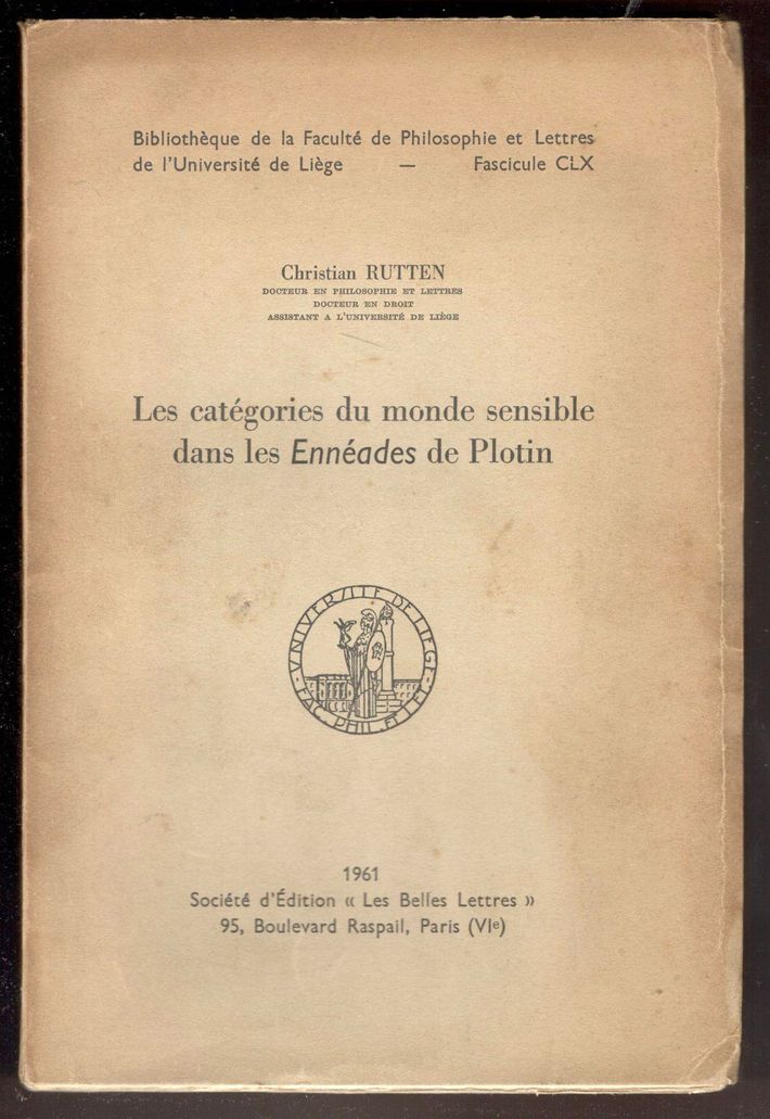 Les catégories du monde sensible dans les Ennéades de Plotin