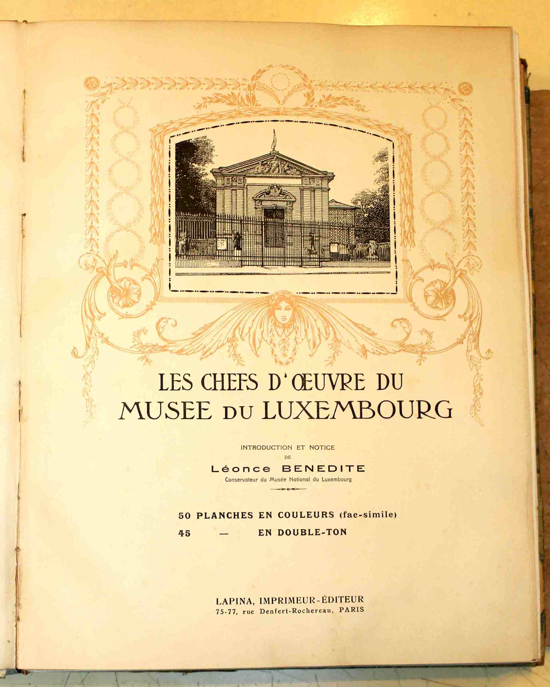 Les chefs-d'oeuvre du Musee du Luxembourg. 50 planches en couleurs …