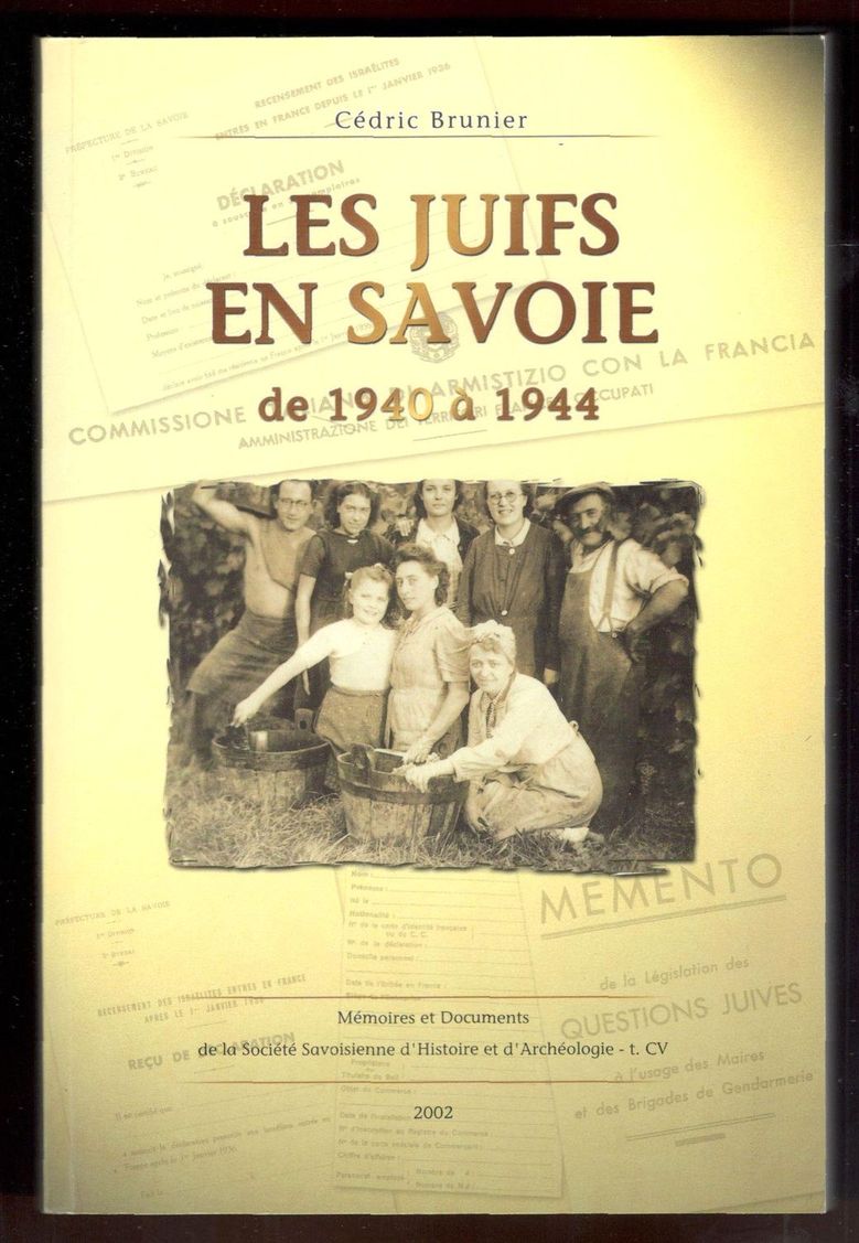 Les juifs en Savoie de 1940 à 1944