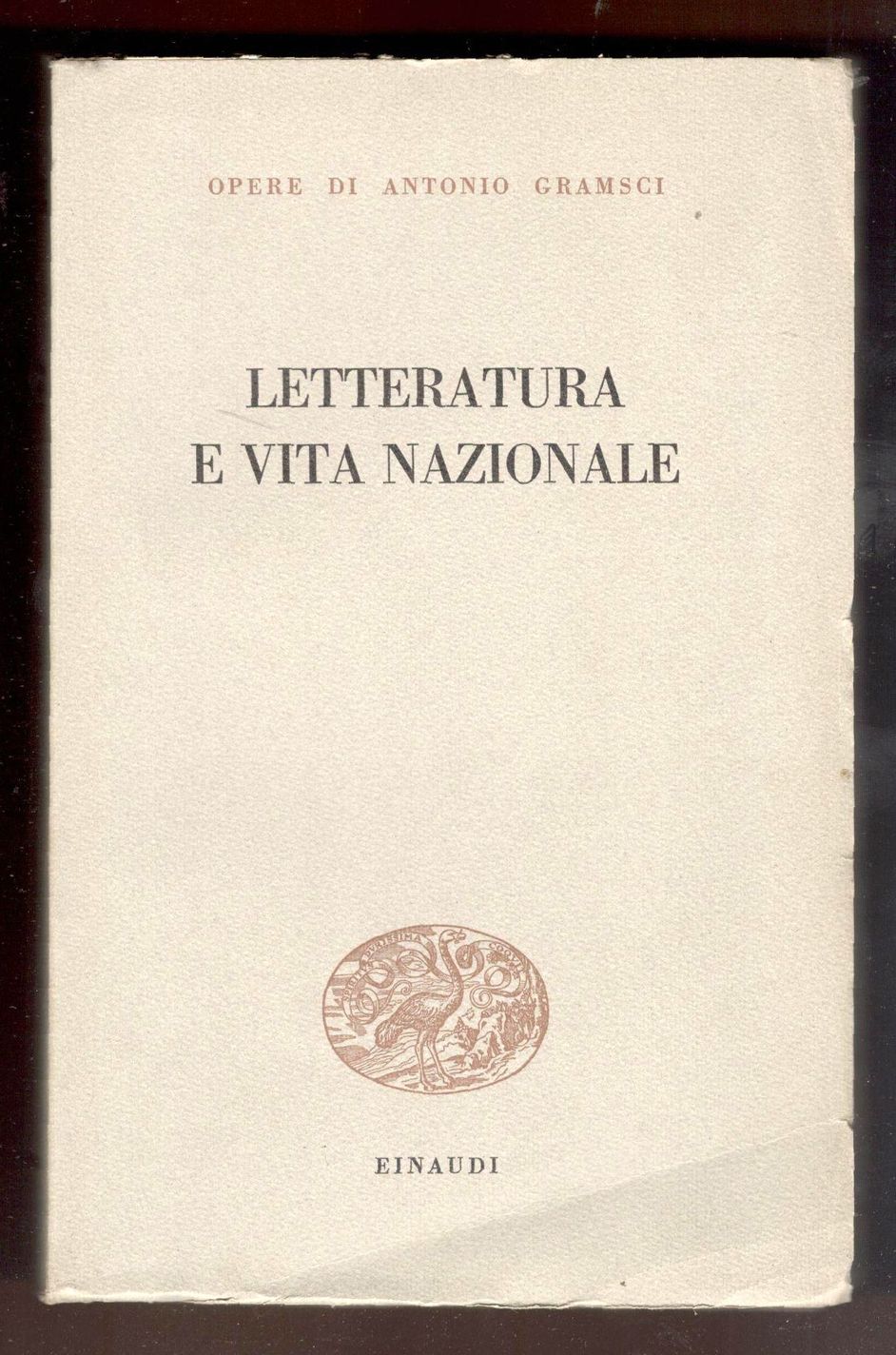 Letteratura e vita nazionale. Quaderni del carcere, V