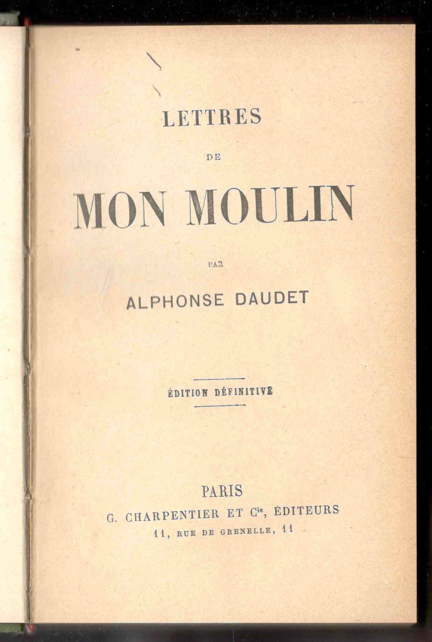 Lettres de mon moulin. Édition définitive