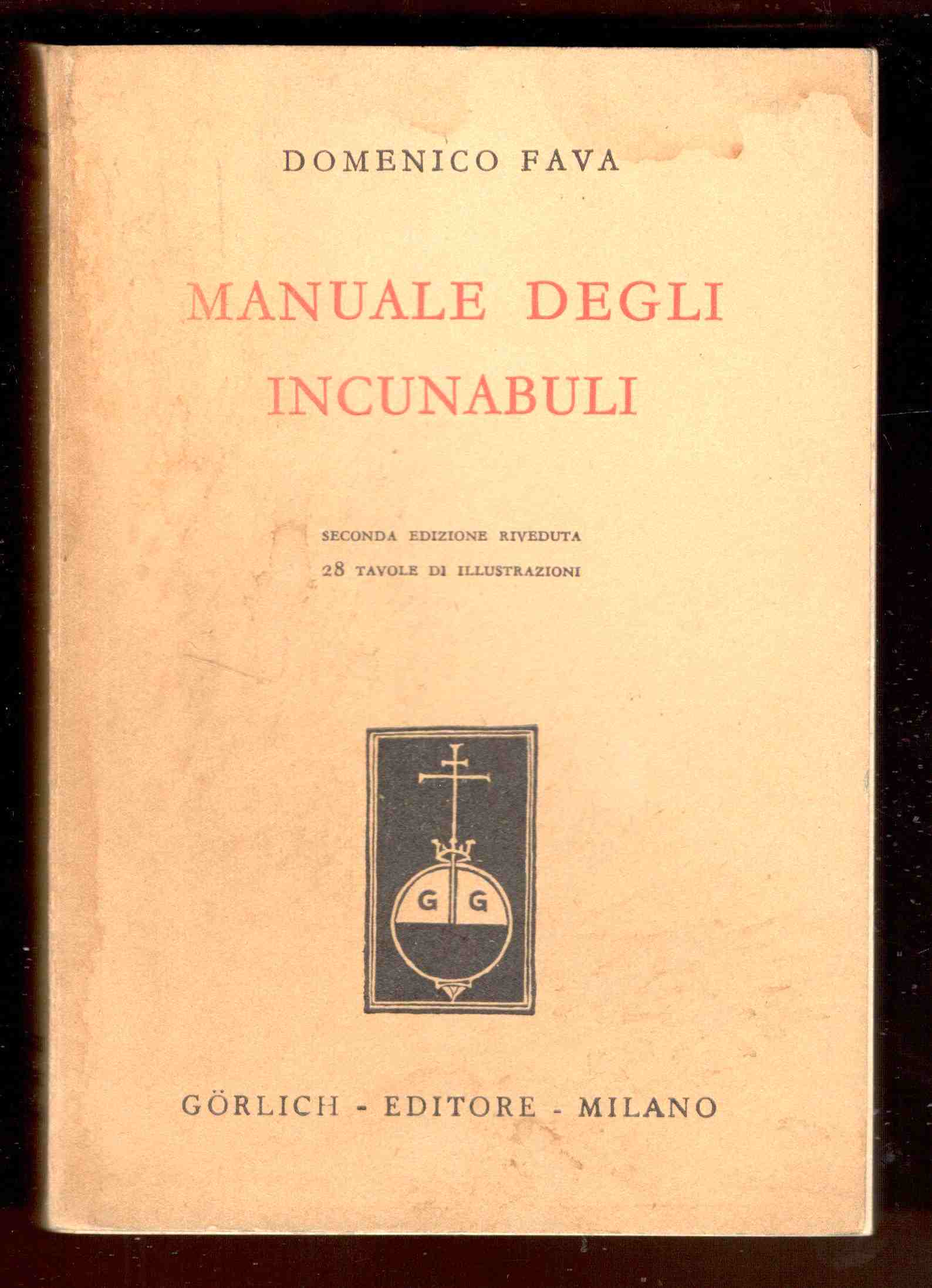 Manuale degli Incunabuli