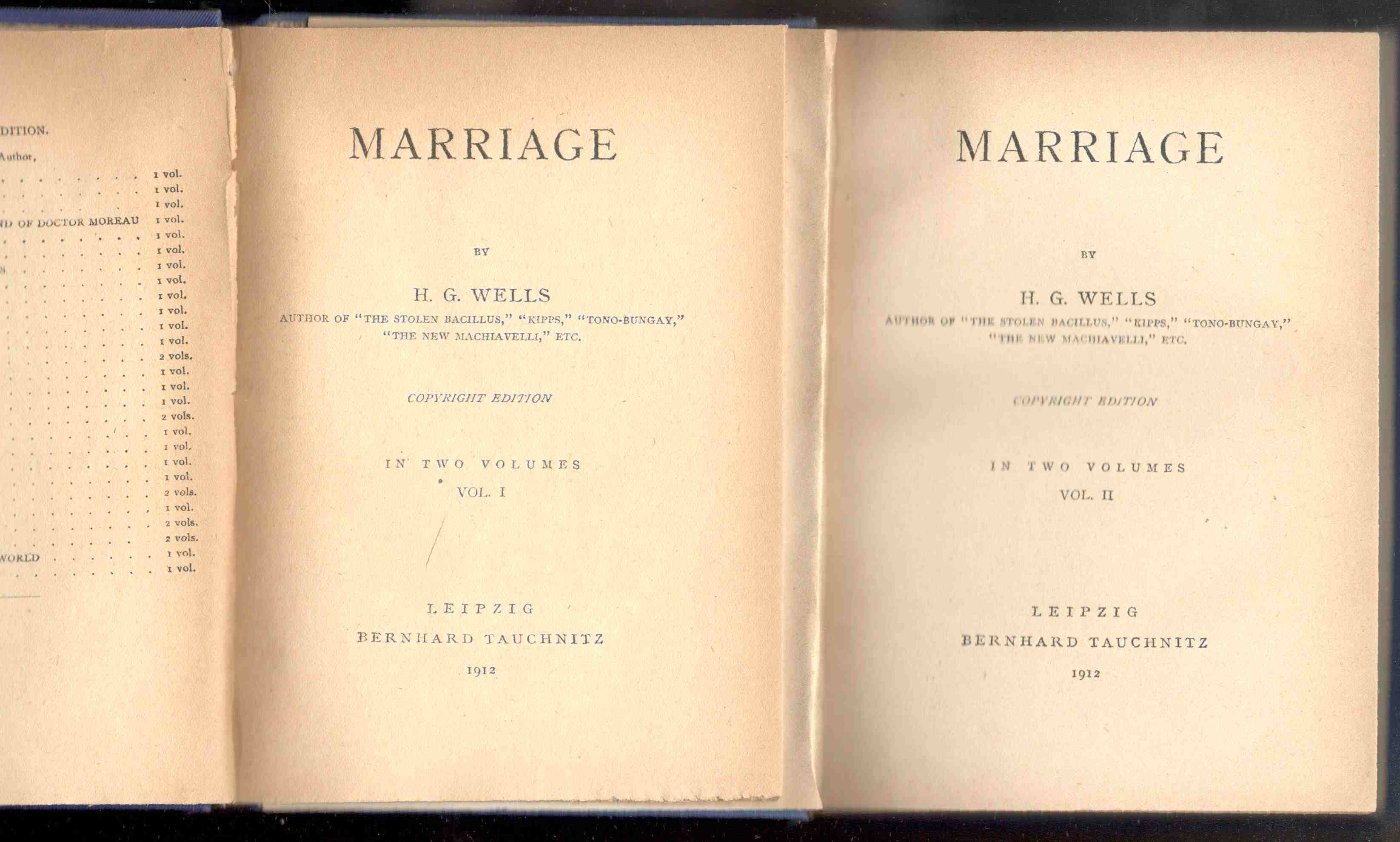 Marriage. In two volumes