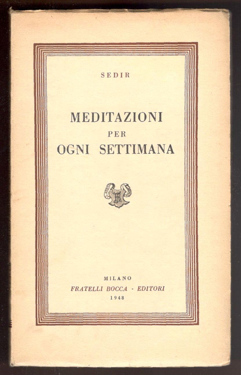 Meditazioni per ogni settimana