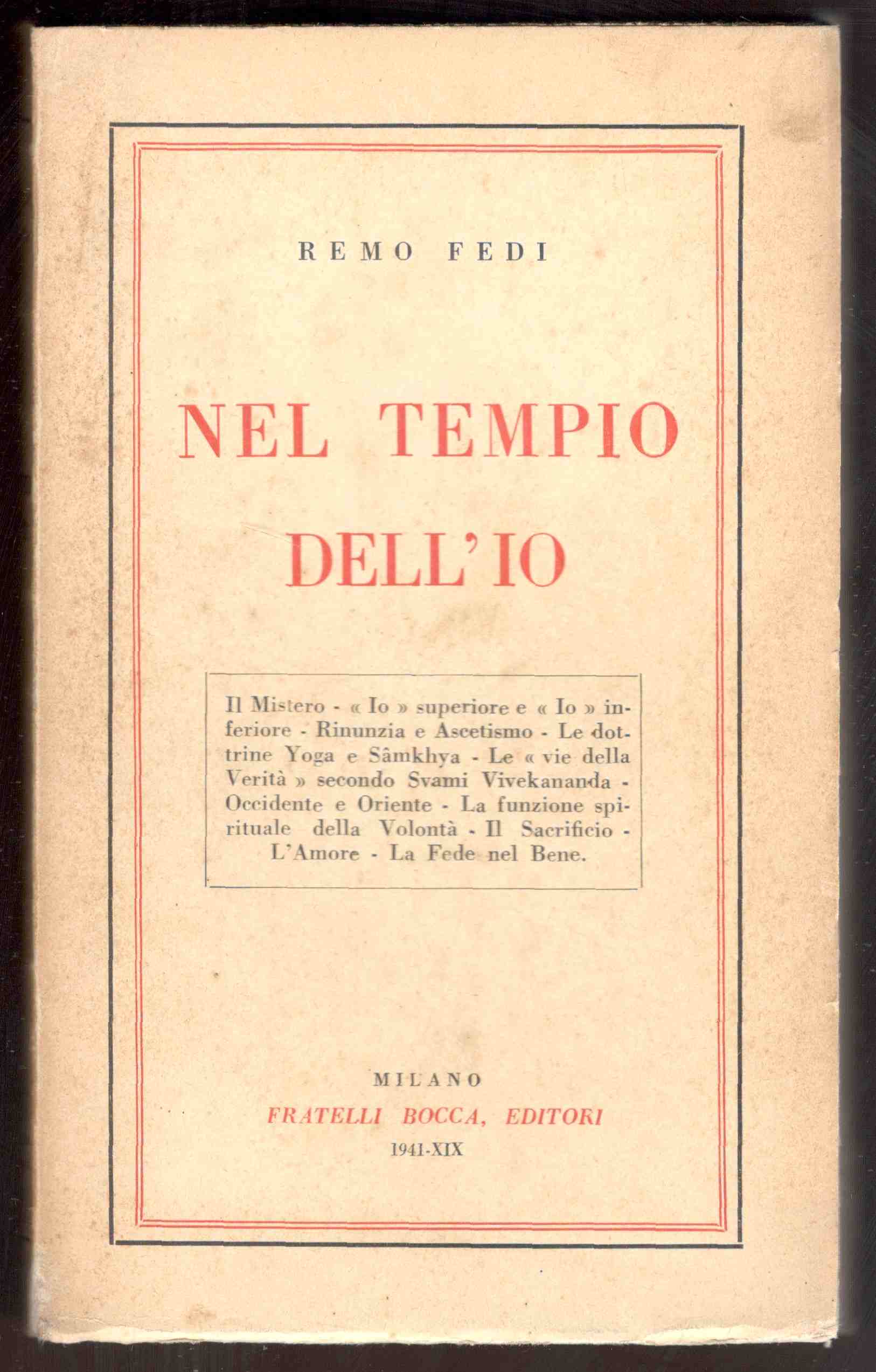 Nel tempio dell'Io