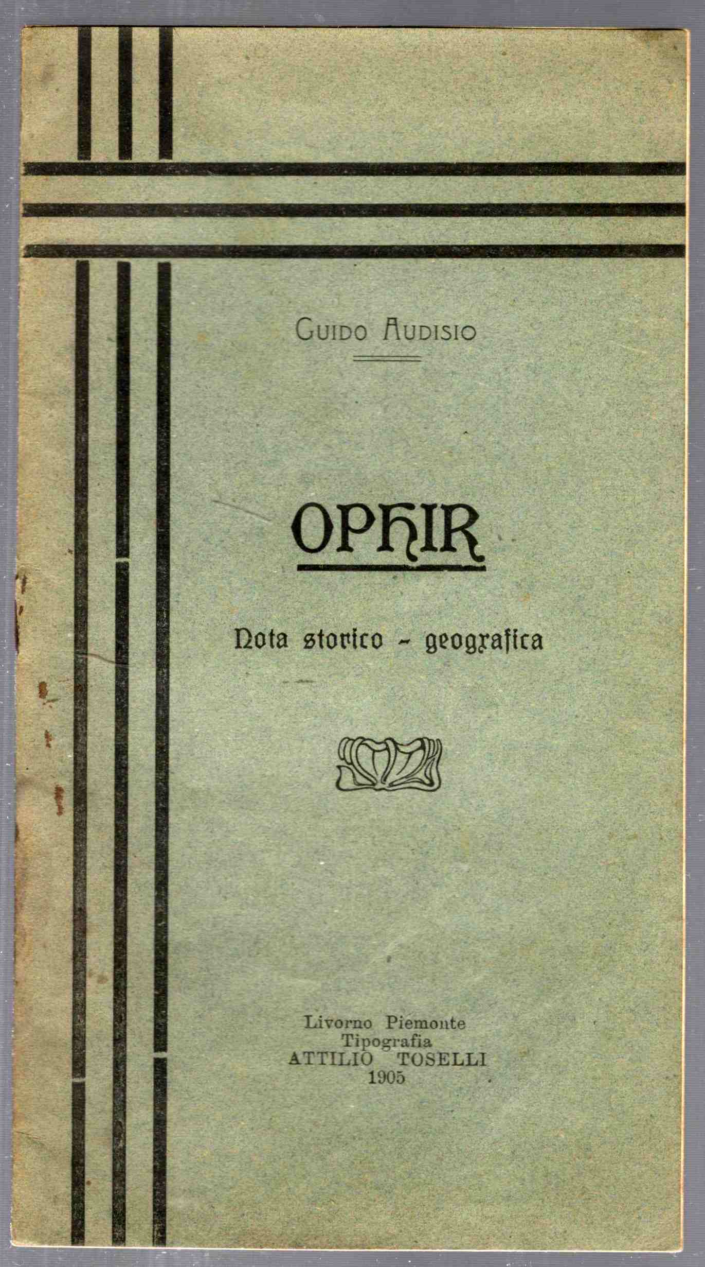 Ophir. Nota storico-geografica