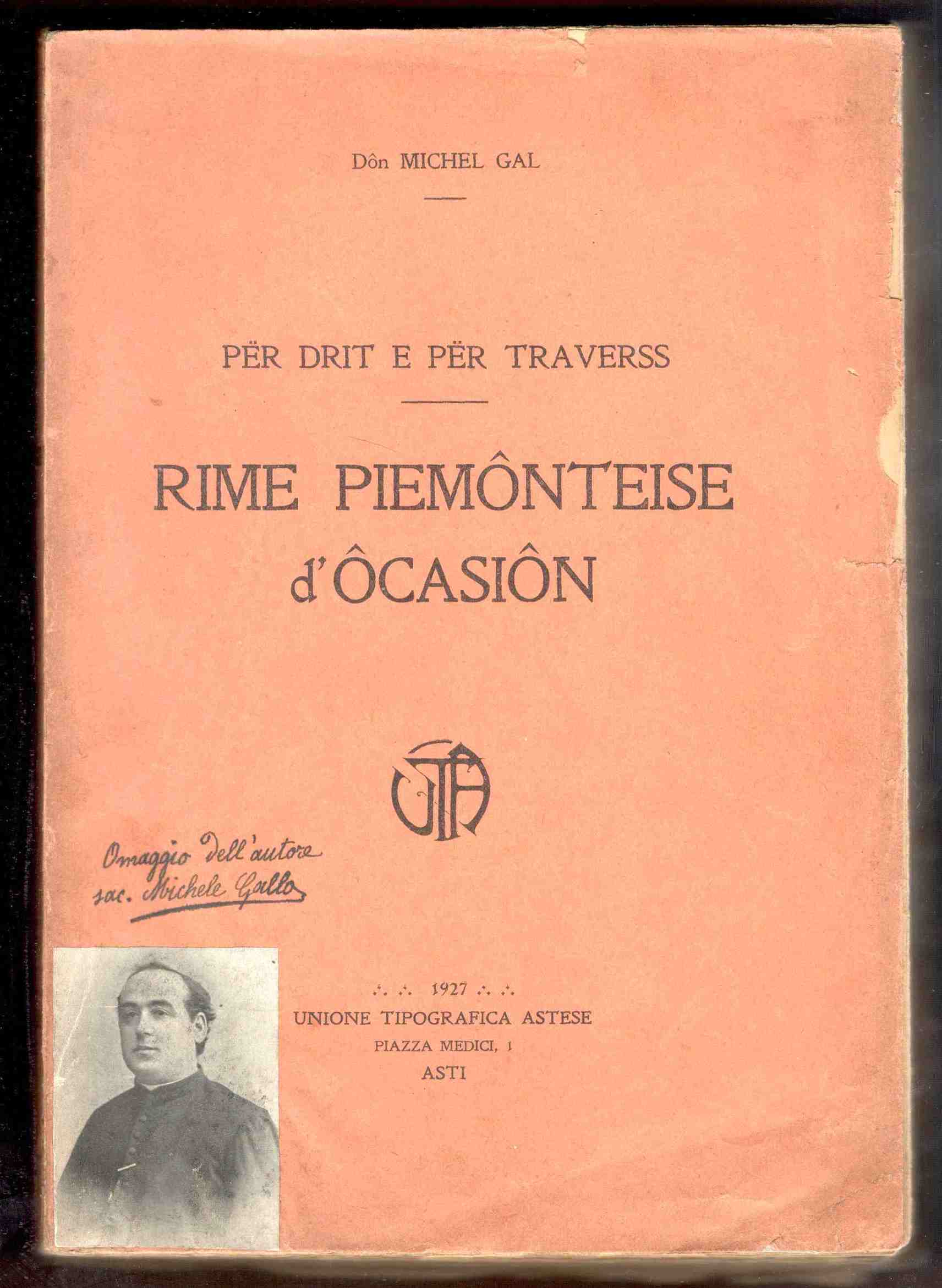 Për drit e për traverss. Rime piemônteise d'ôcasiôn