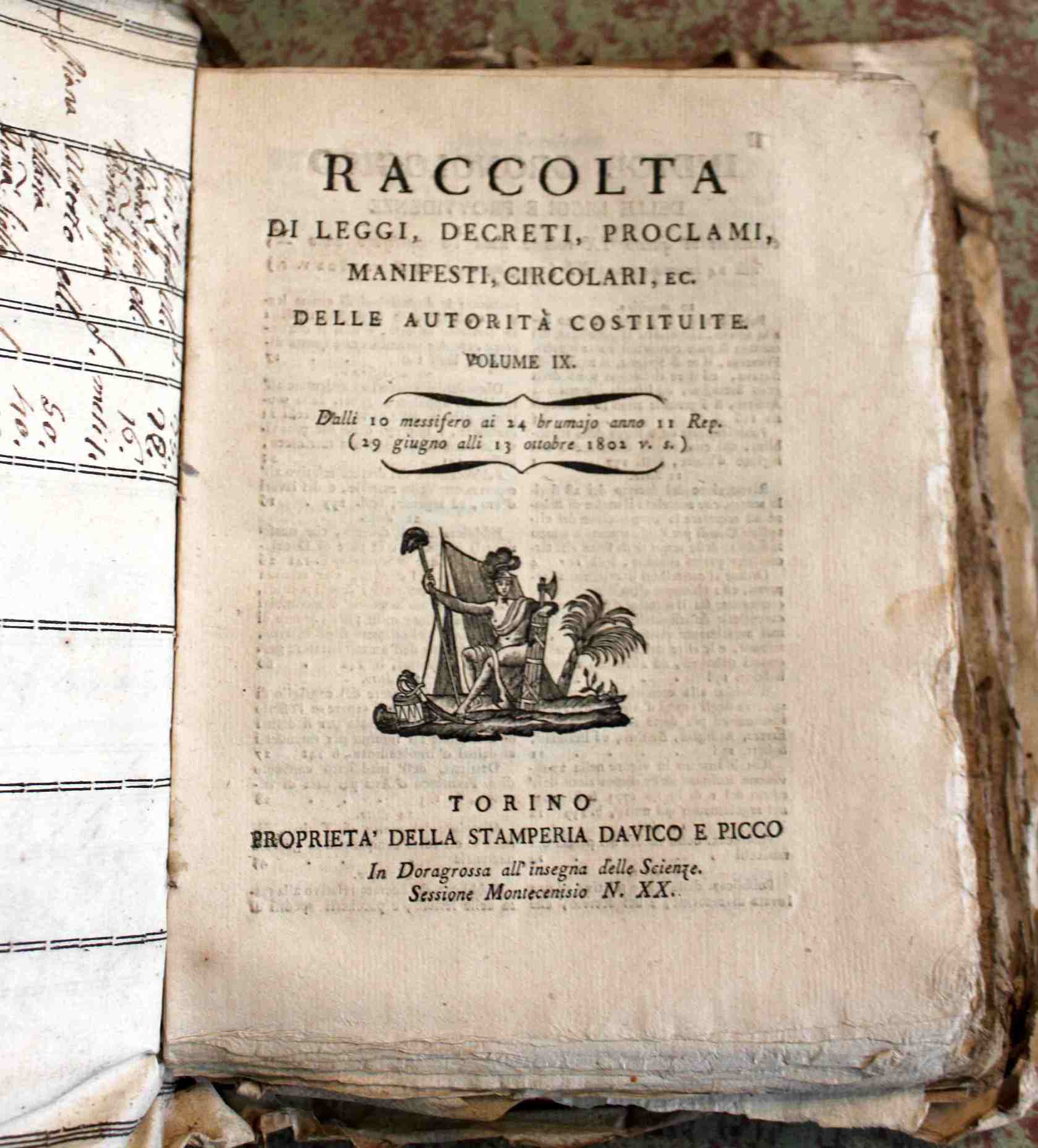 Raccolta di leggi, decreti, proclami, manifesti ec. Pubblicati dalle autorità …