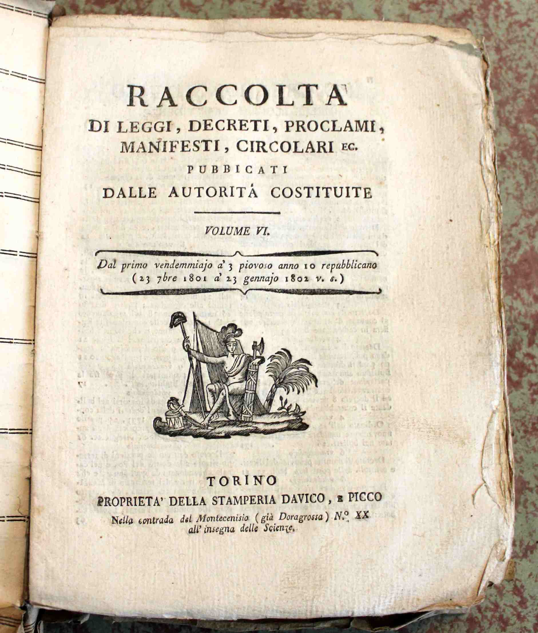 Raccolta di leggi, decreti, proclami, manifesti ec. Pubblicati dalle autorità …