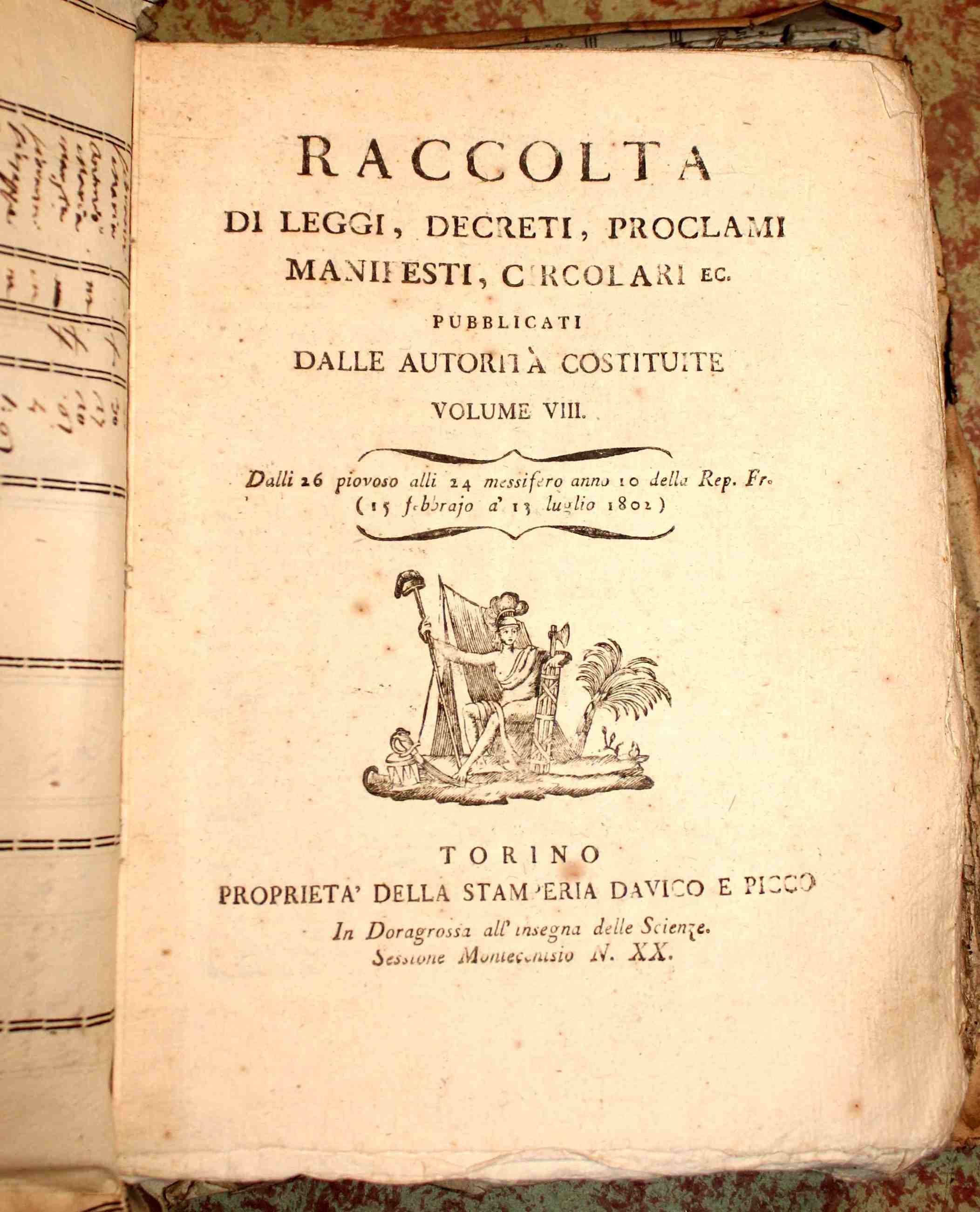 Raccolta di leggi, decreti, proclami, manifesti ec. Pubblicati dalle autorità …