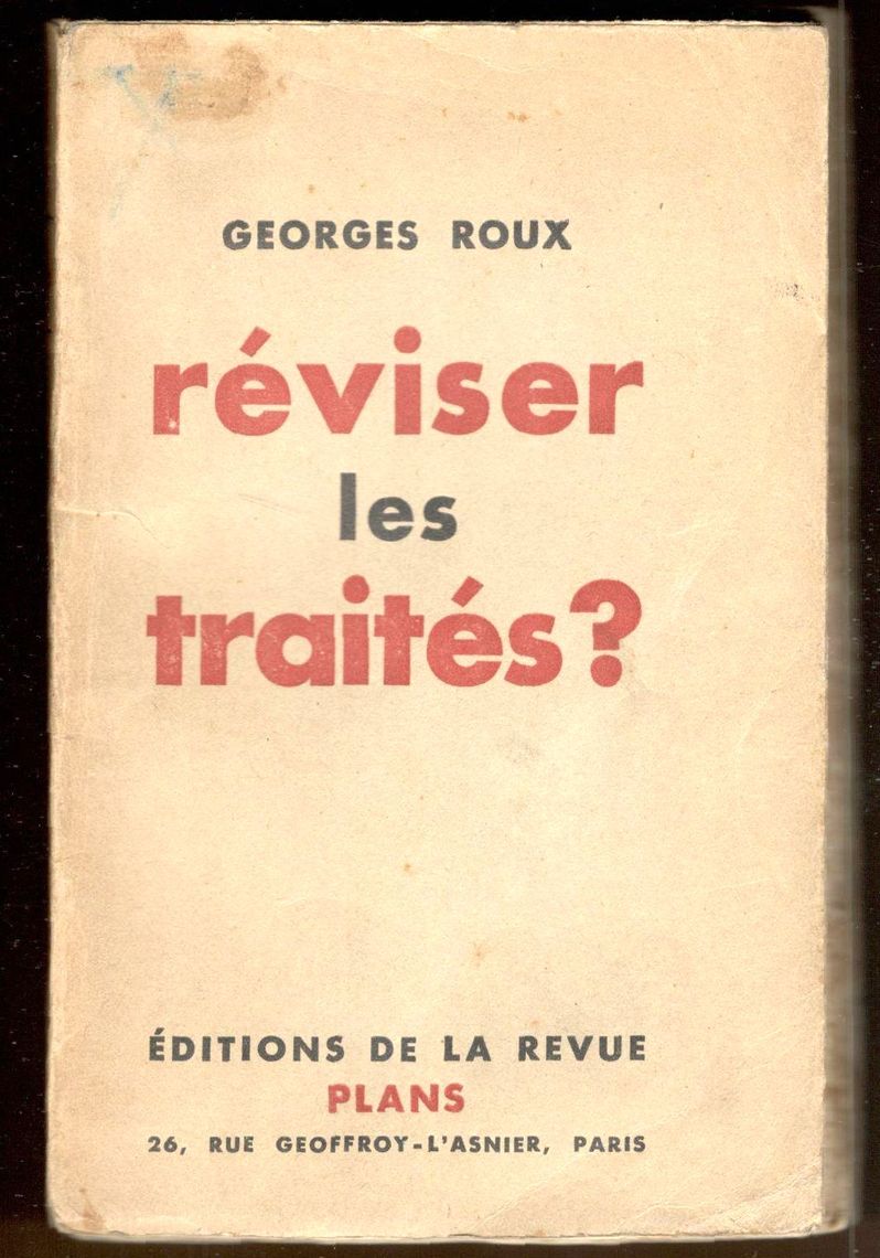 Réviser les traités?