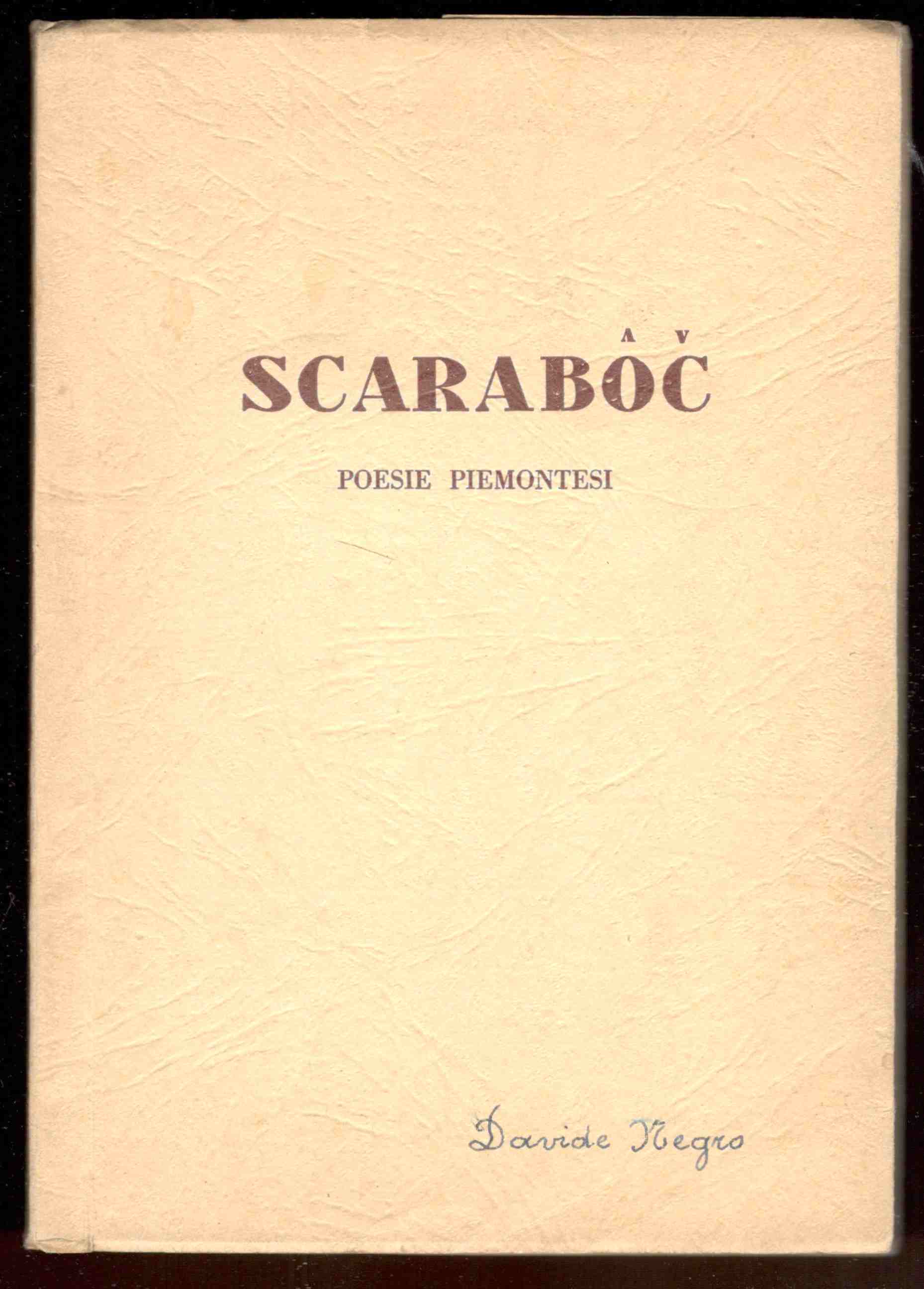 Scaraboc. Poesie piemontesi