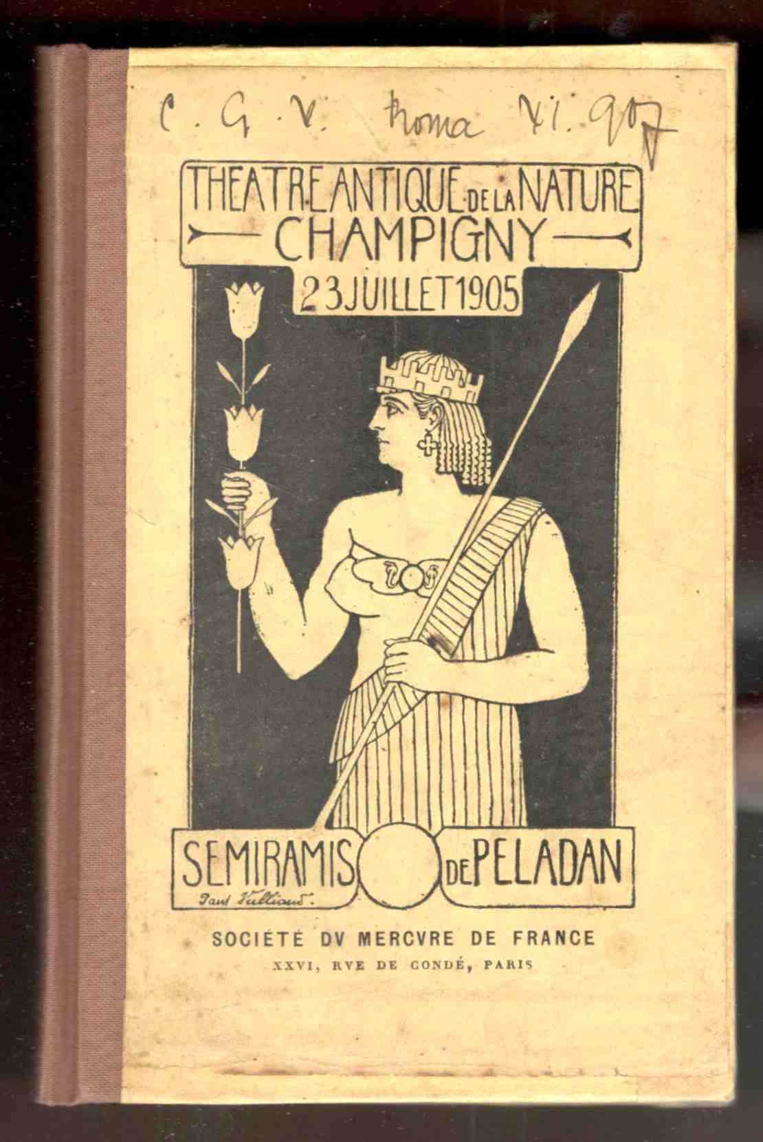 Sémiramis. Tragédie en quatre actes, représentée le 23 juillet 1905 …
