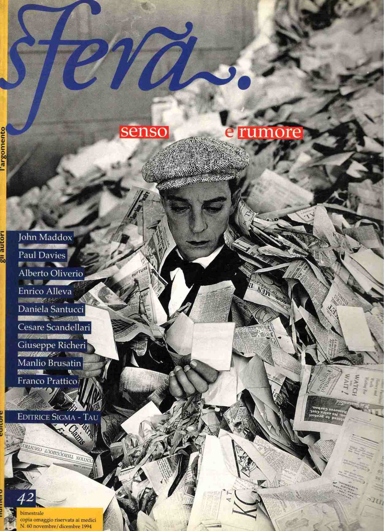Sfera. Senso e rumore. n. 42 Novembre-Dicembre 1994