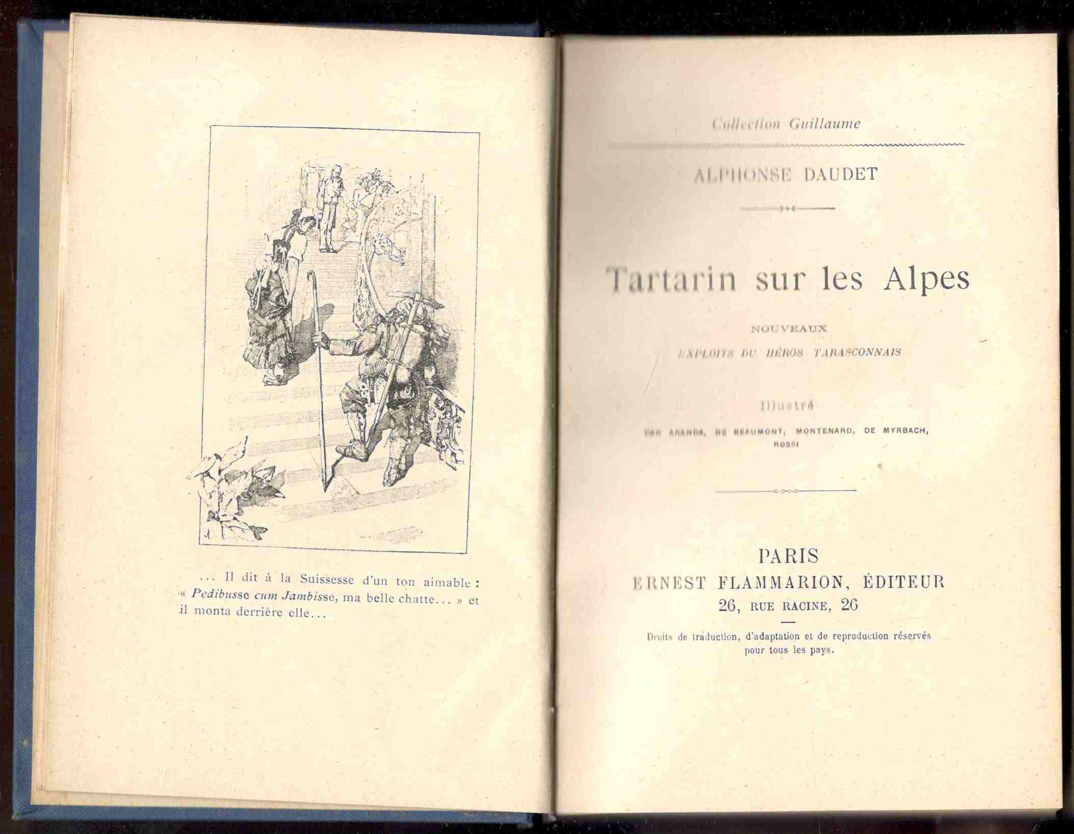 Tartarin sur les Alpes. Nouveaux exploits du héros tarasconnais