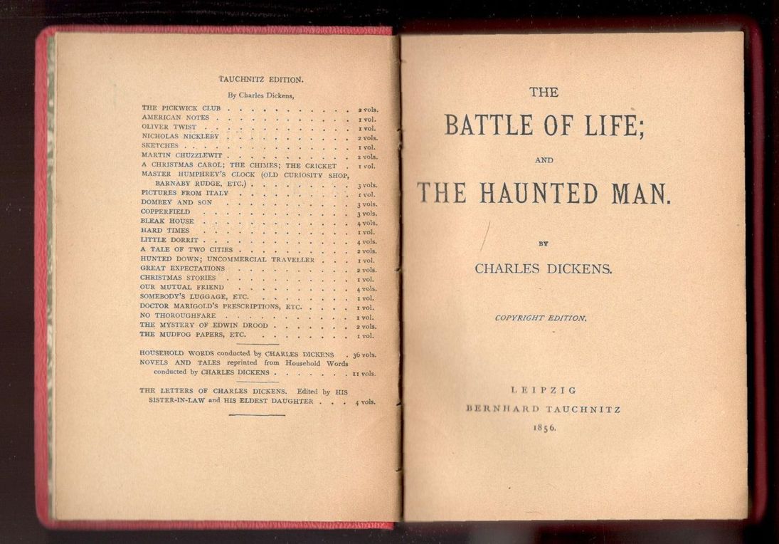 The Battle of Life; and the haunted man