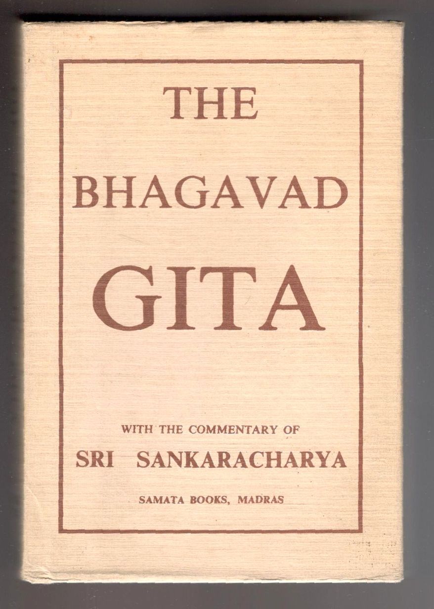 The Bhagavad Gita with The Commentary of Sri Sankaracharya.