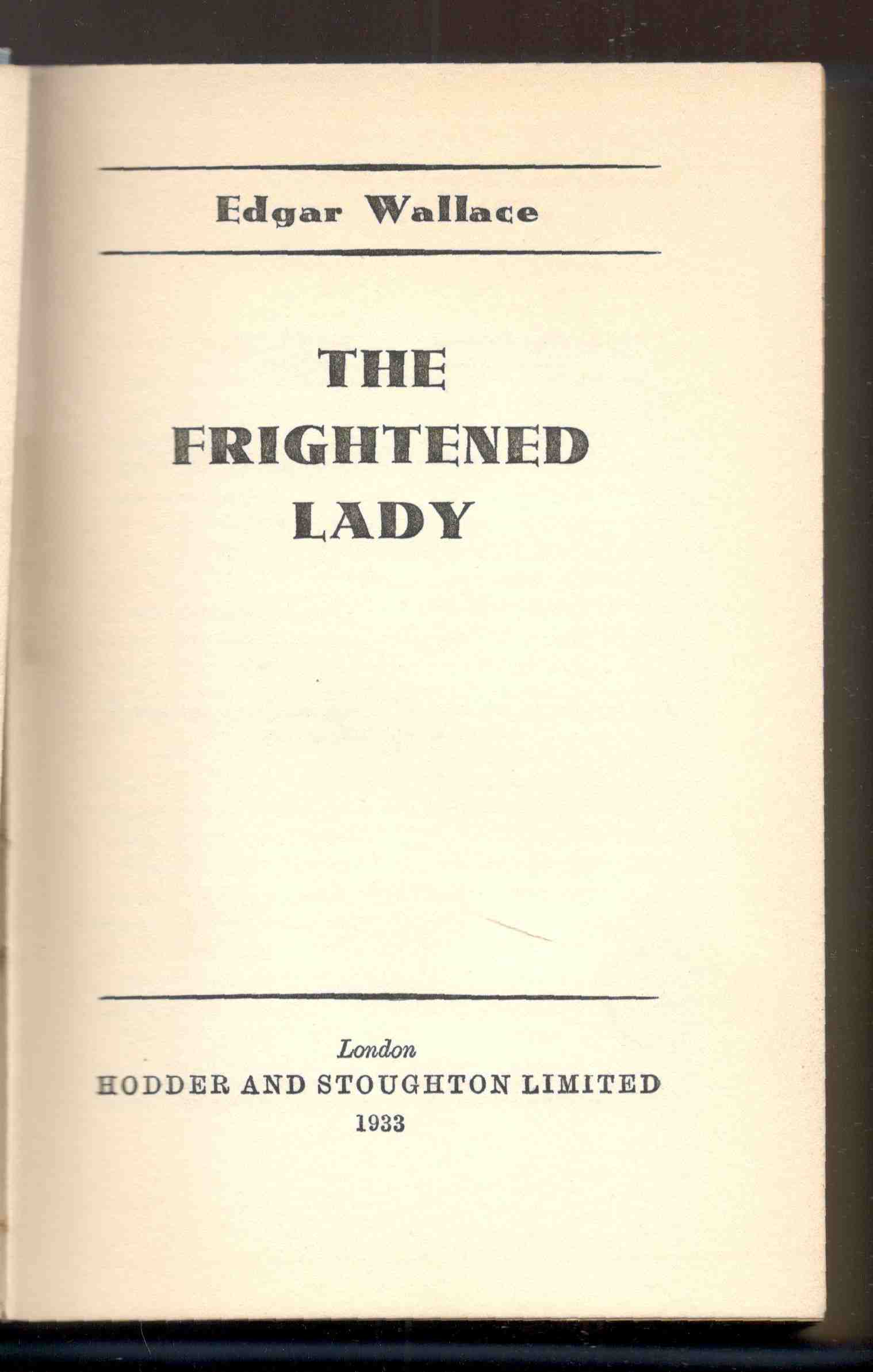 The Frightened Lady