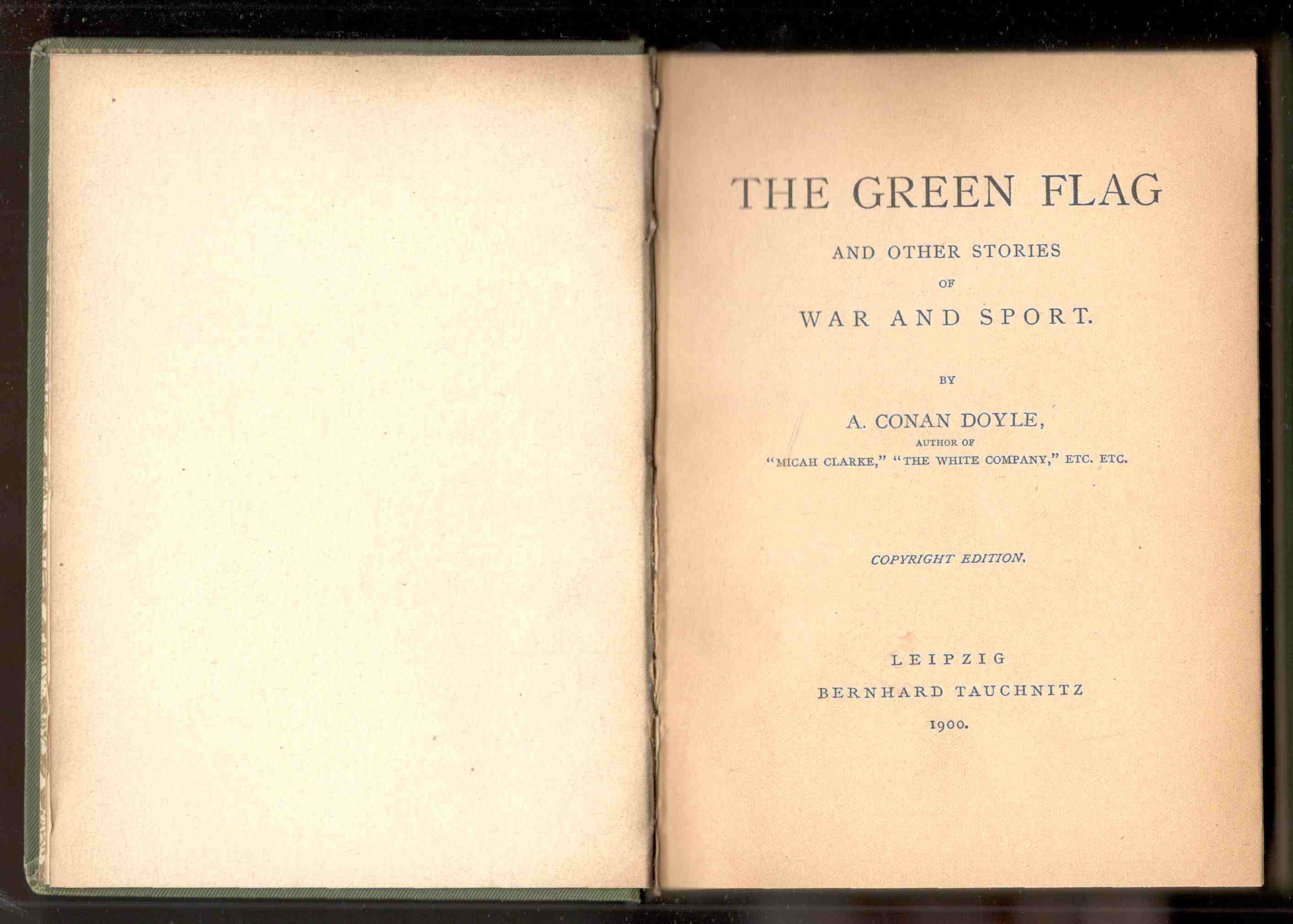 The Green flag and other stories of war and sport