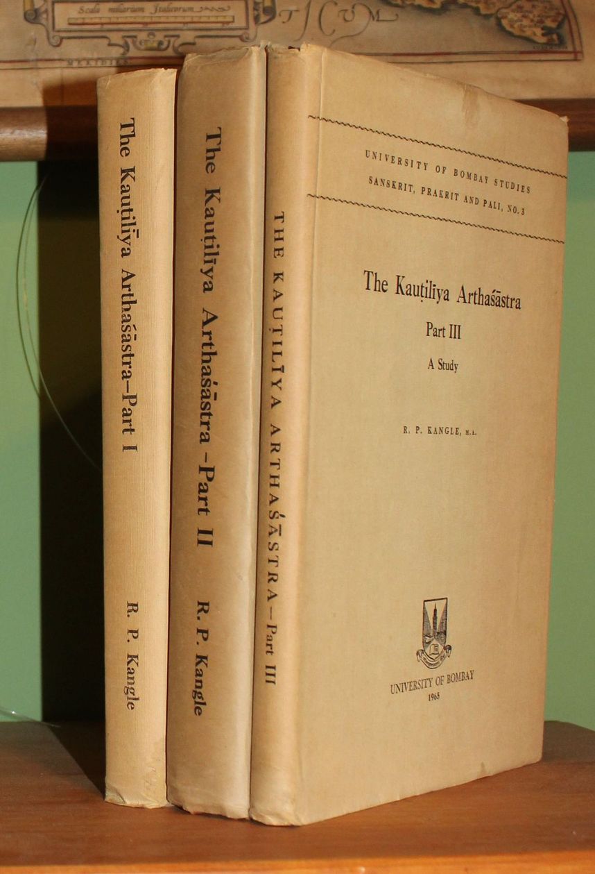 The Kautiliya Arthasastra. (Tre volumi)