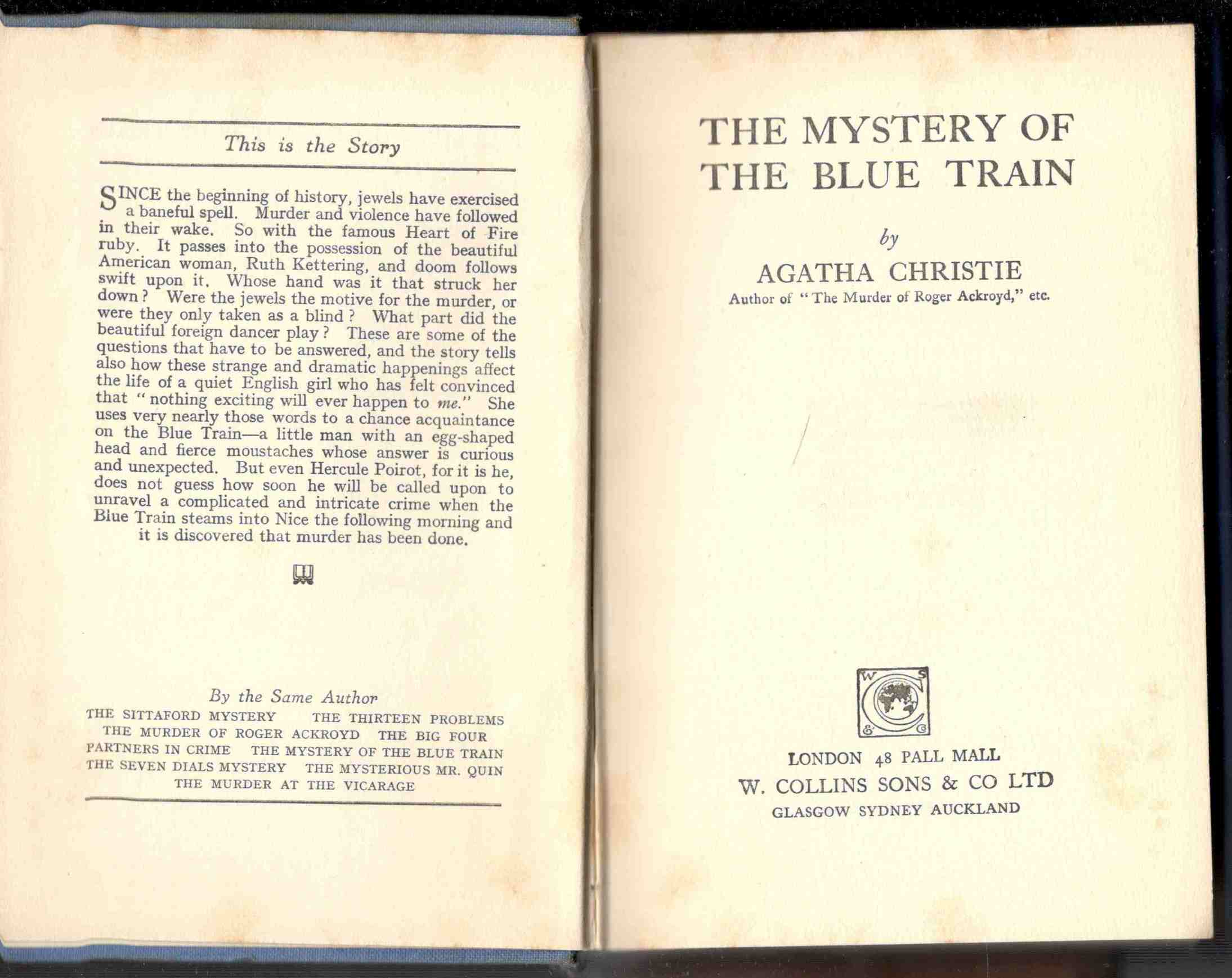The mystery of the blue train