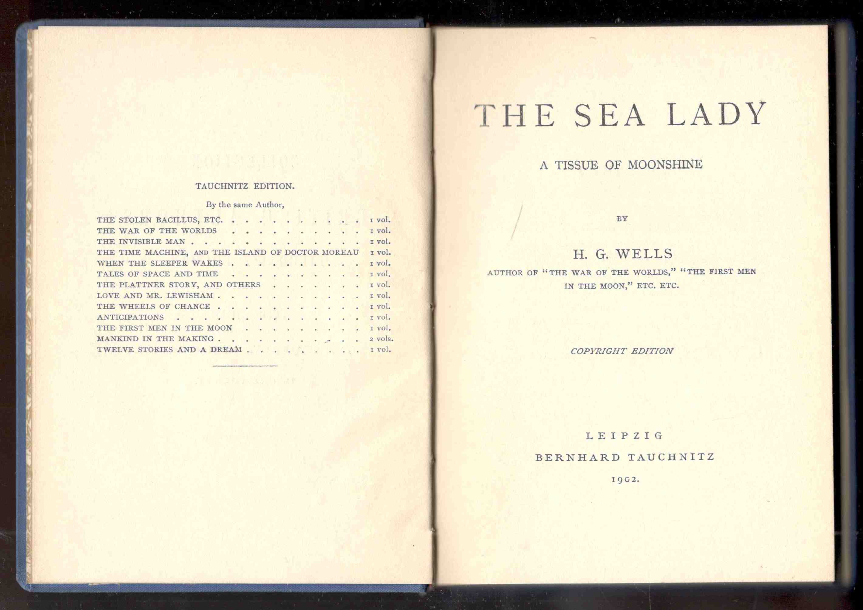 The sea lady. A Tissue of Moonshine