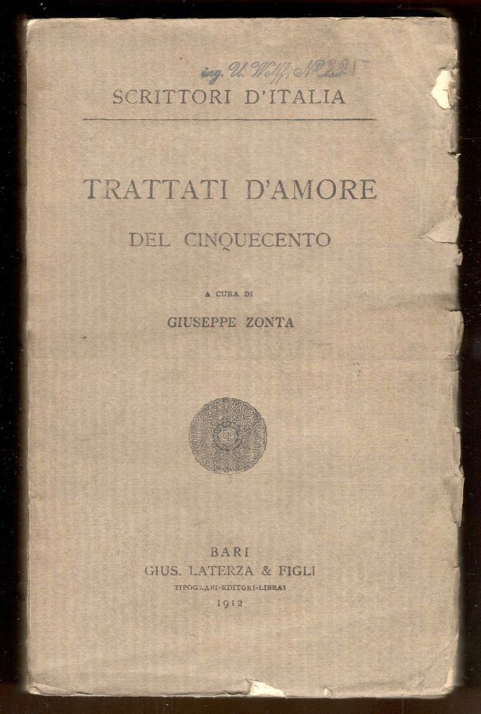 Trattati d'amore del Cinquecento