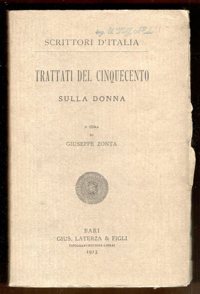 Trattati del Cinquecento sulla donna