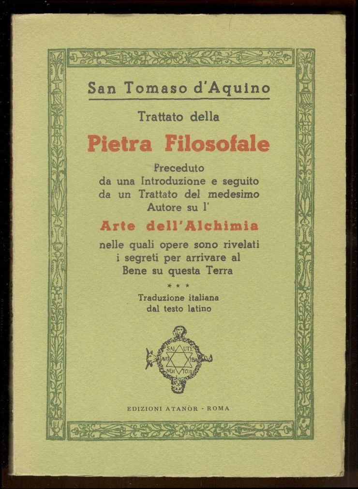 Trattato della Pietra Filosofale. Preceduto da una introduzione e seguito …