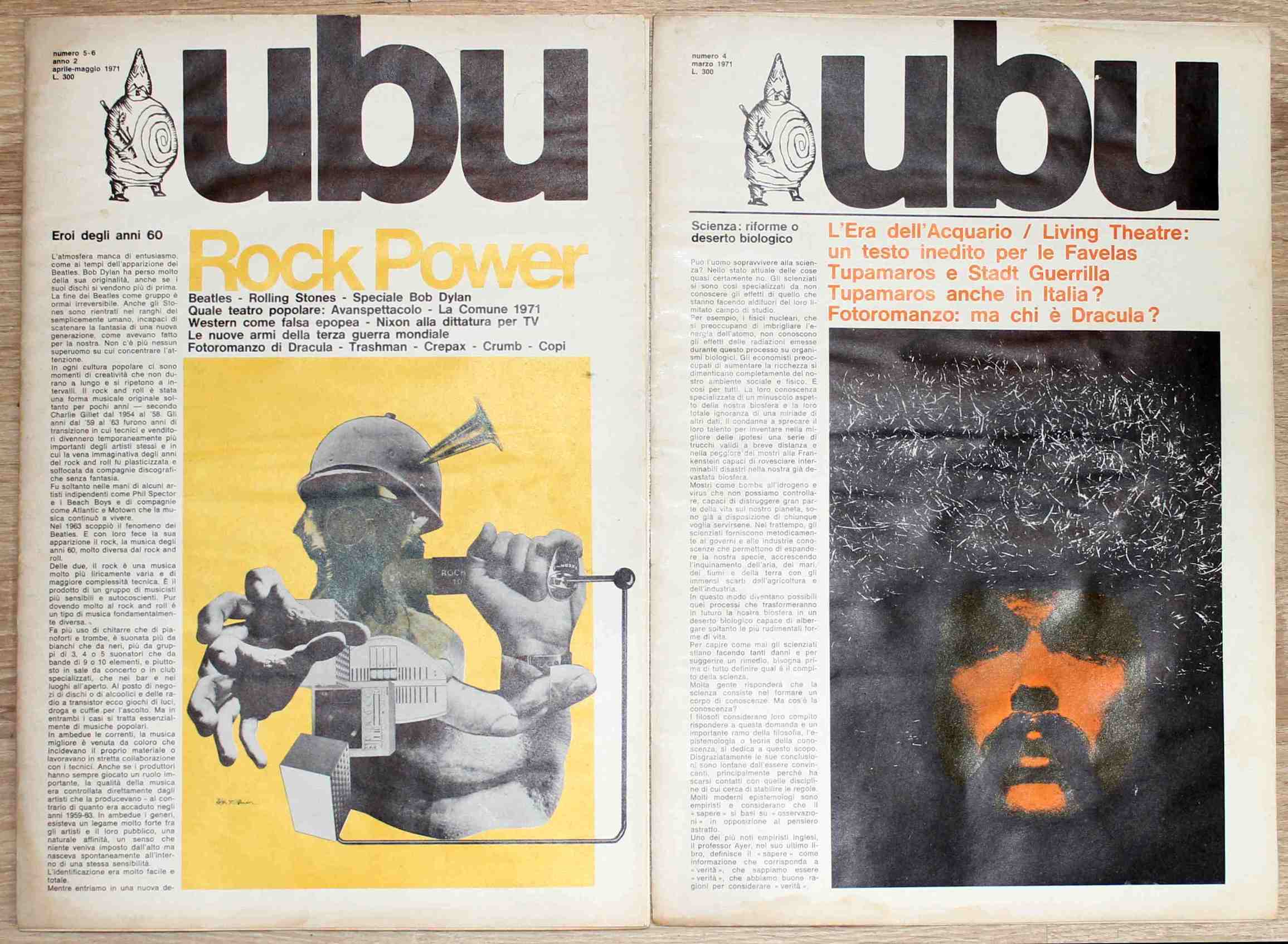 UBU. Anno 2 Anno numero 4 marzo 1971 - Anno …