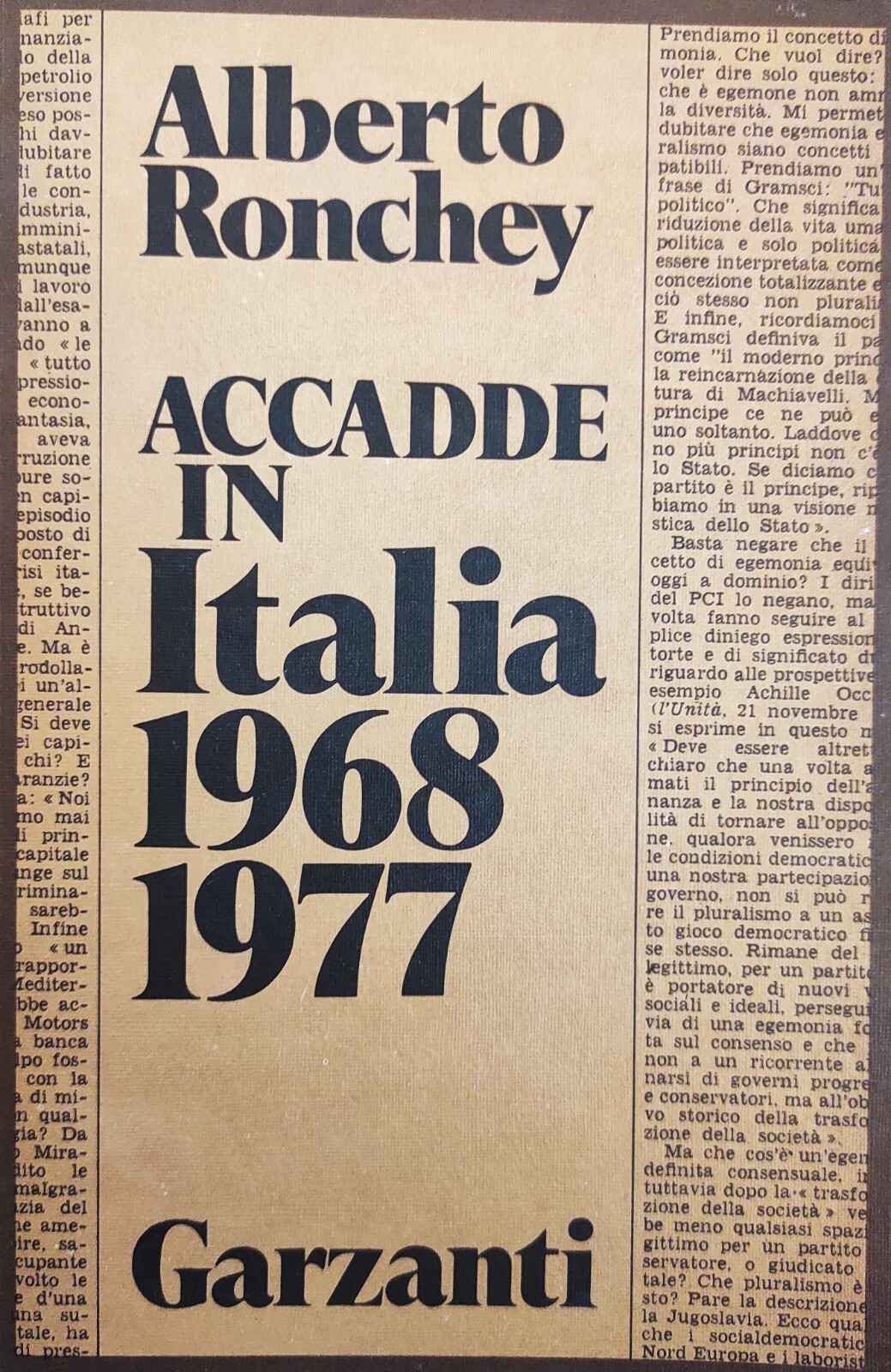 ACCADDE IN ITALIA 1968 - 1977