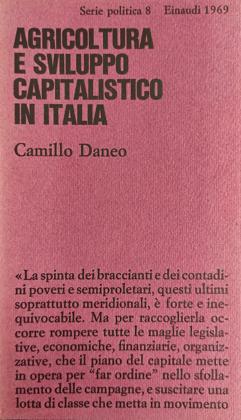 AGRICOLTURA E SVILUPPO CAPITALISTICO IN ITALIA