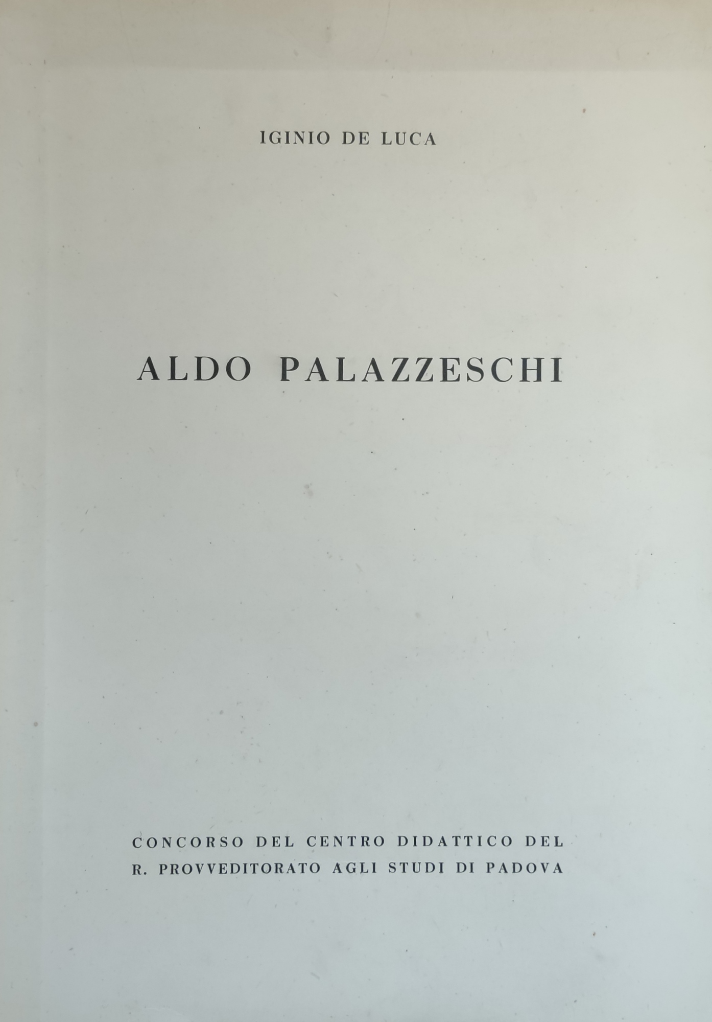 ALDO PALAZZESCHI