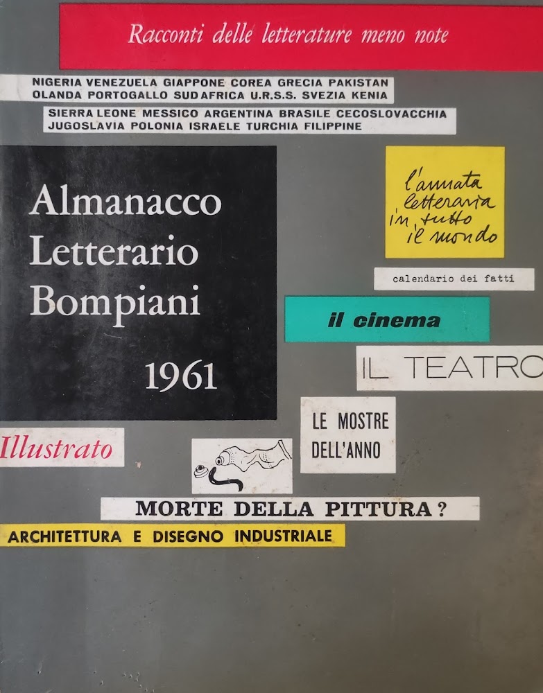 ALMANACCO LETTERARIO BOMPIANI. 1961 MORTE DELLA PITTURA?