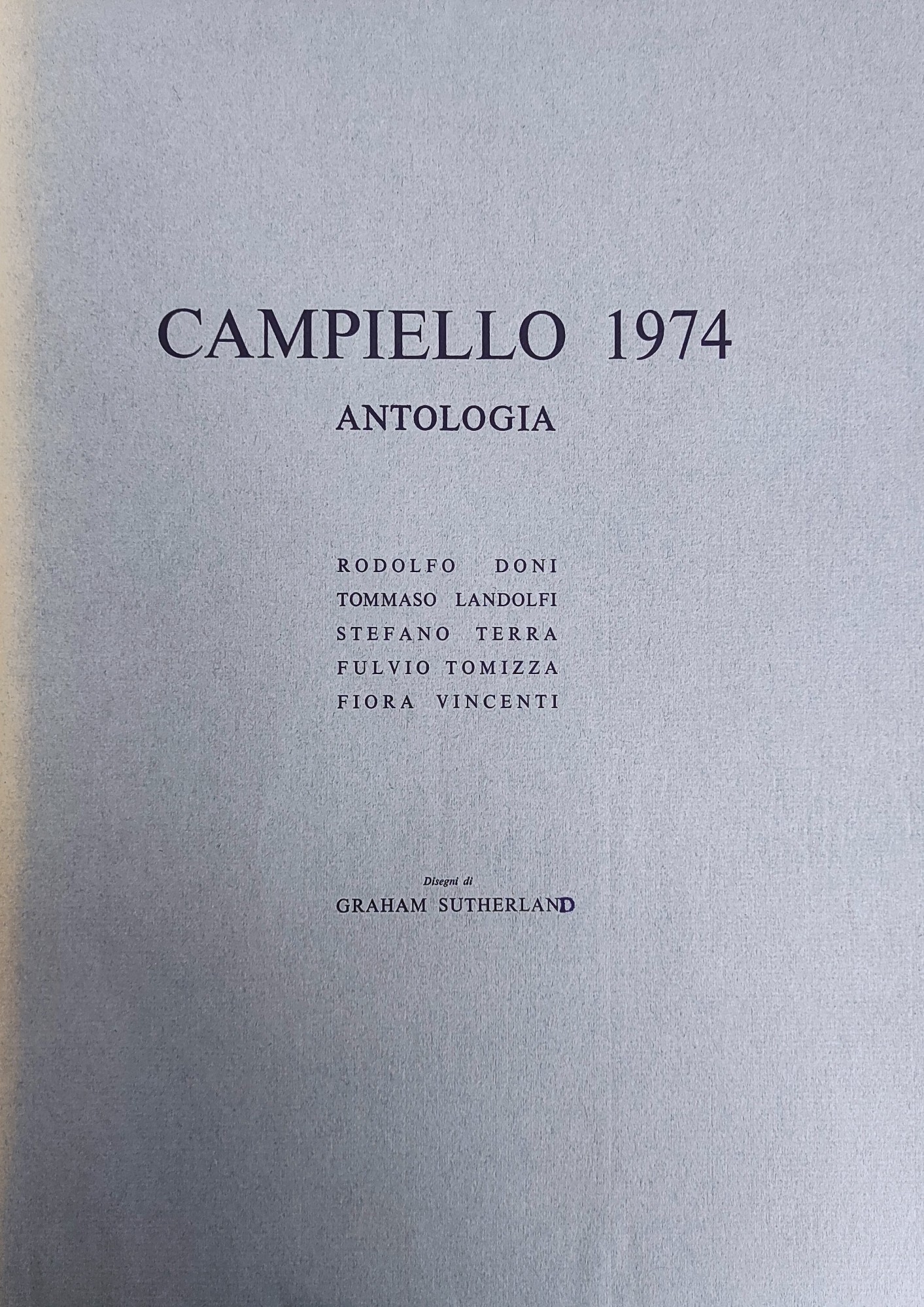 ANTOLOGIA DEL CAMPIELLO 1974