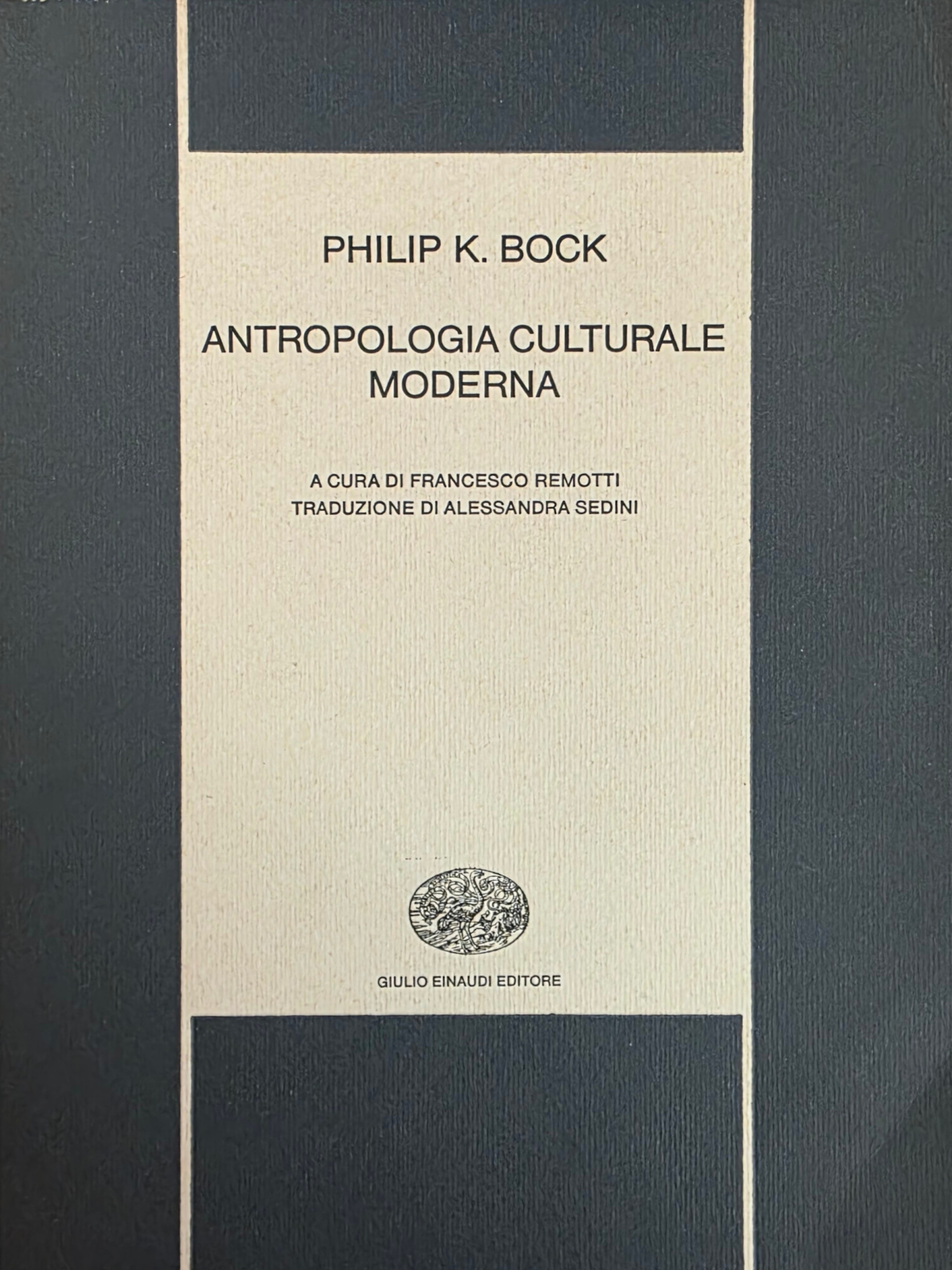 ANTROPOLOGIA CULTURALE MODERNA
