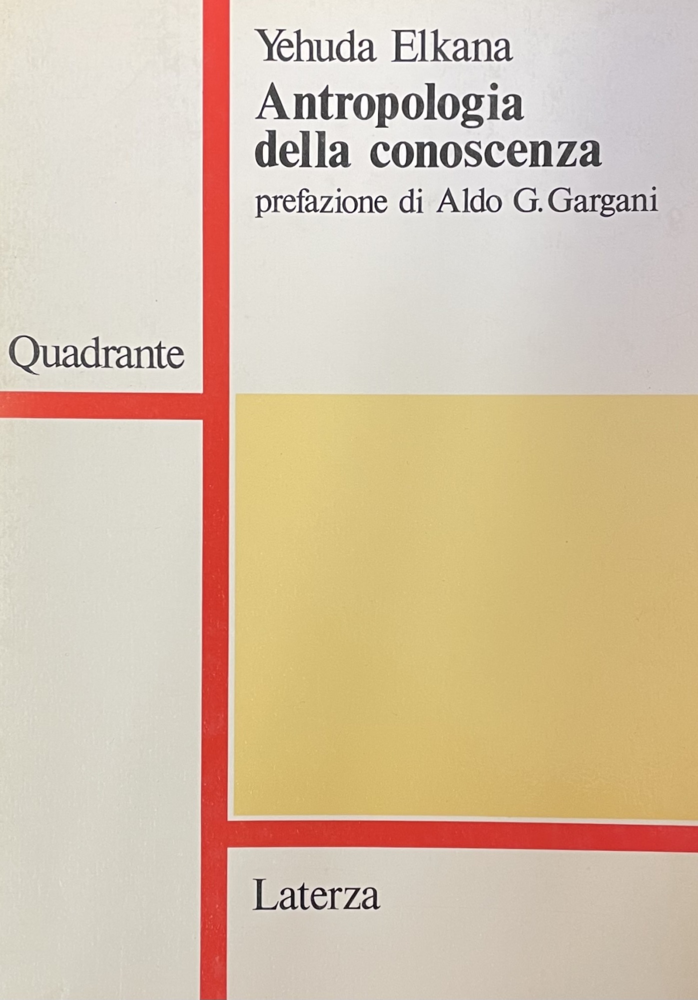 ANTROPOLOGIA DELLA CONOSCENZA