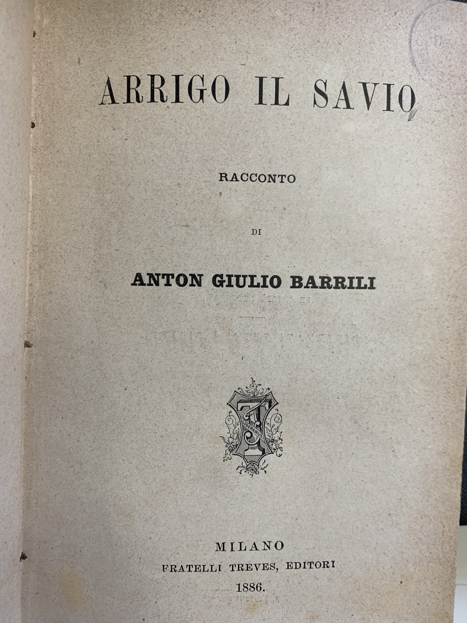 ARRIGO IL SAVIO