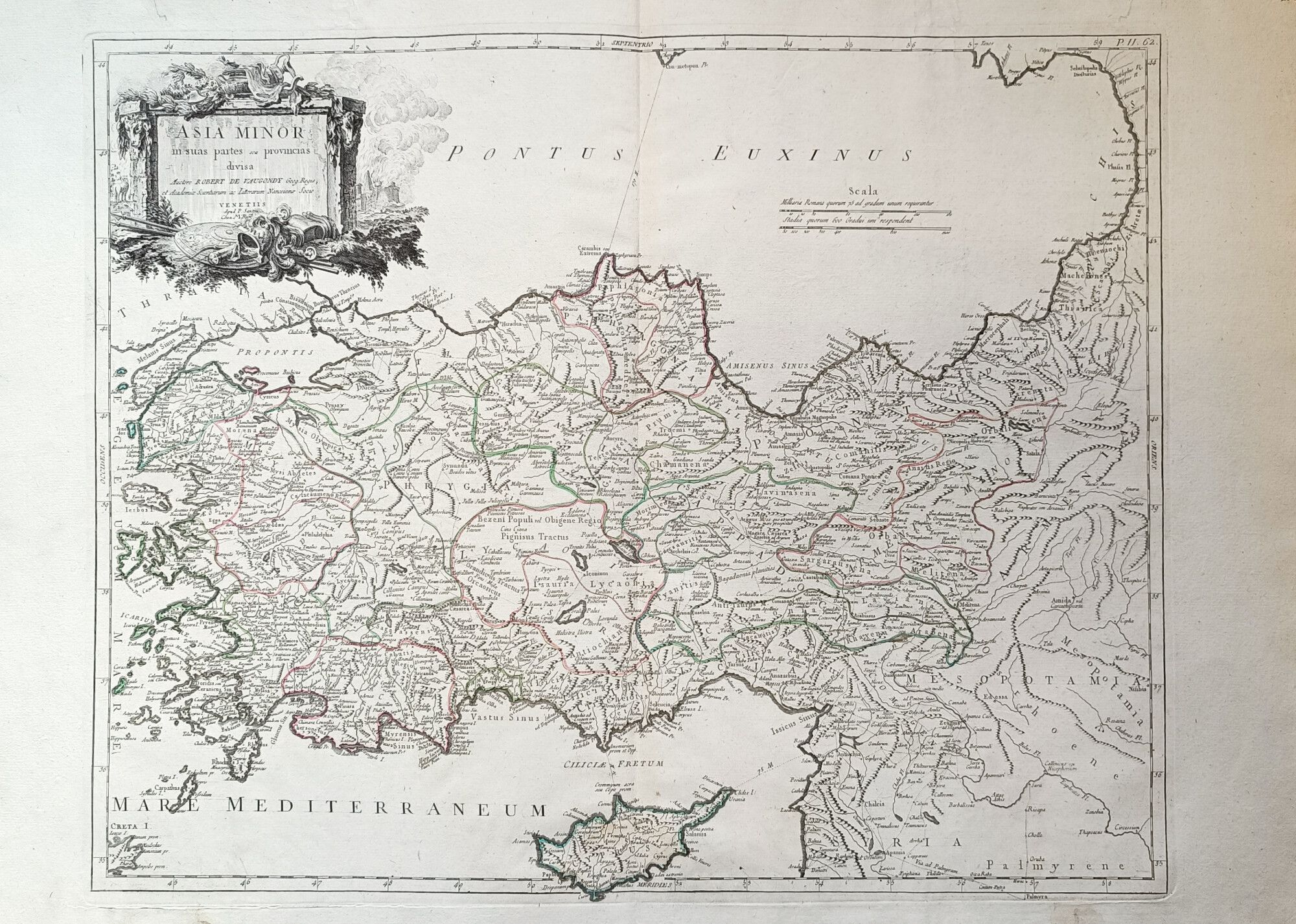 ASIA MINOR IN SUAS PARTES SEU PROVINCIAS DIVISA