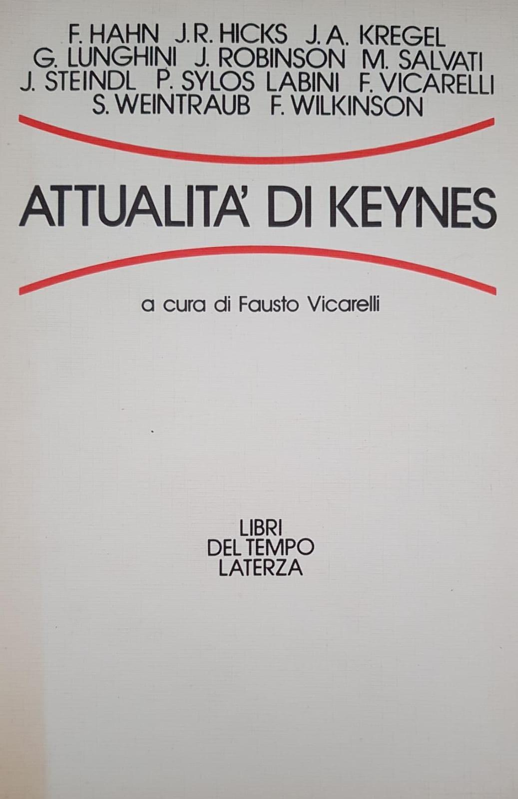 ATTUALITÀ DI KEYNES