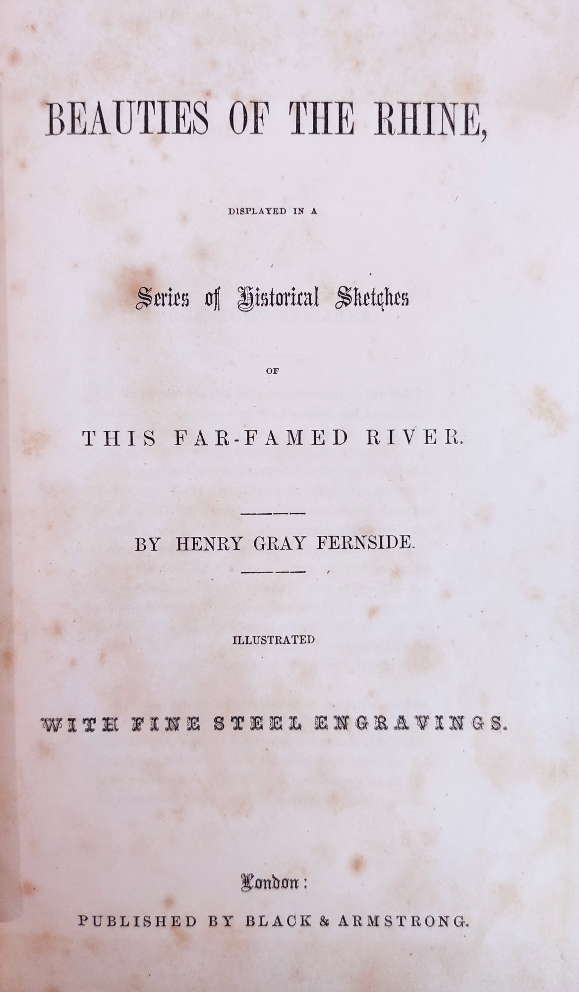 BEAUTIES OF THE RHINE