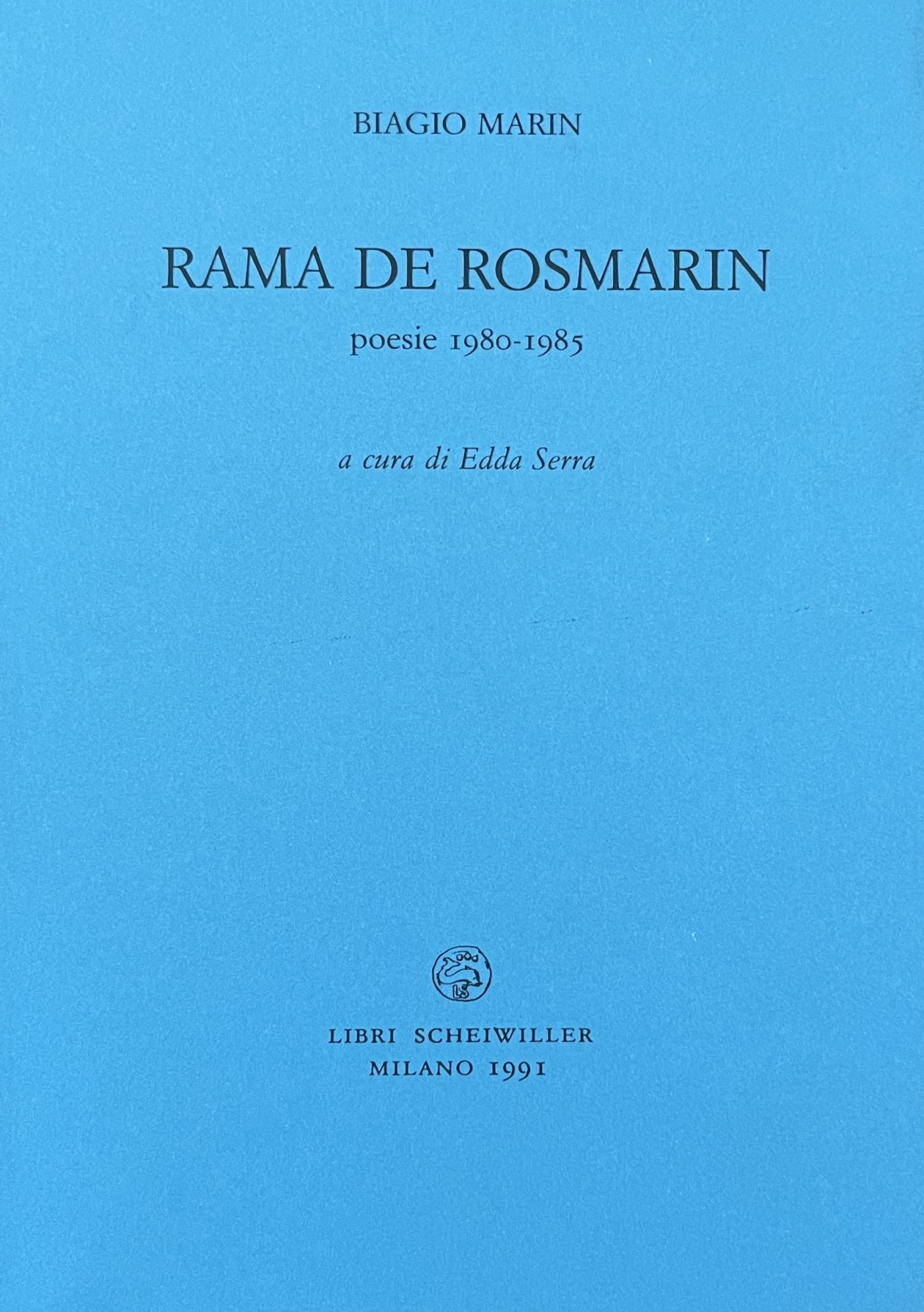 RAMA DE ROSMARIN POESIE 1980-85