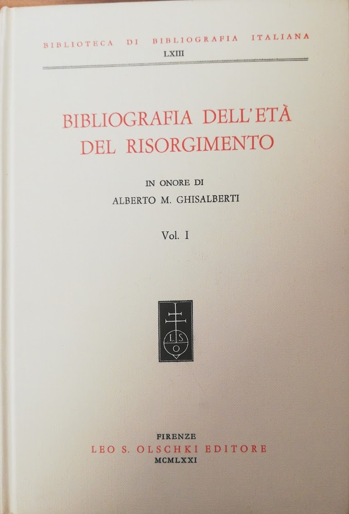 BIBLIOGRAFIA DELL'ETA' DEL RISORGIMENTO