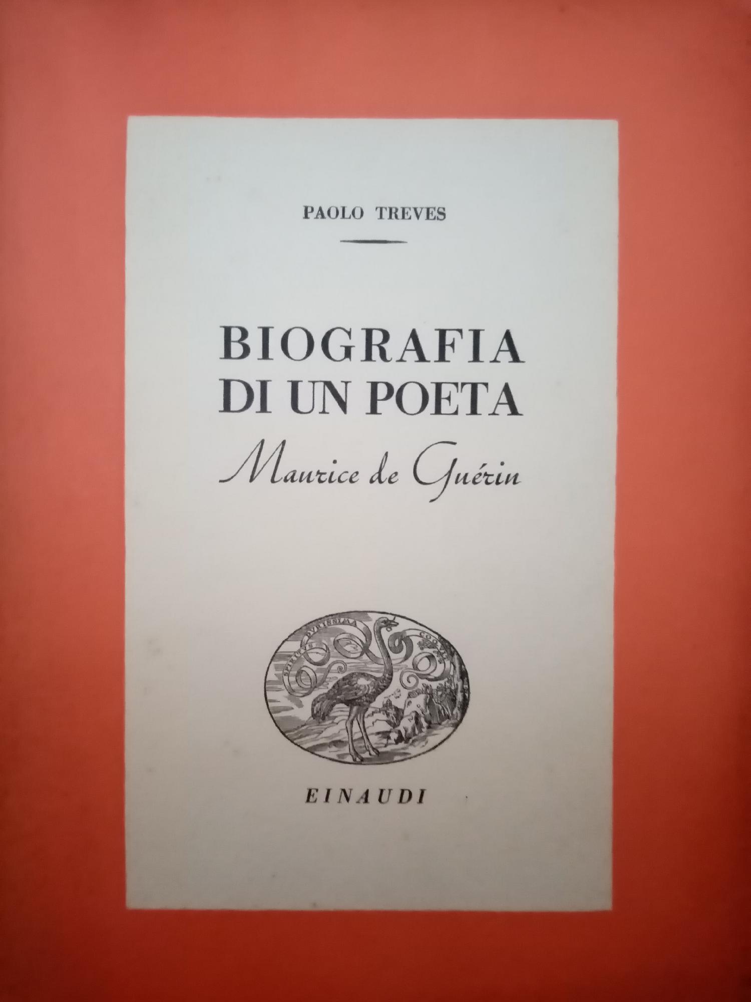 BIOGRAFIA DI UN POETA: MAURICE DE GUERIN