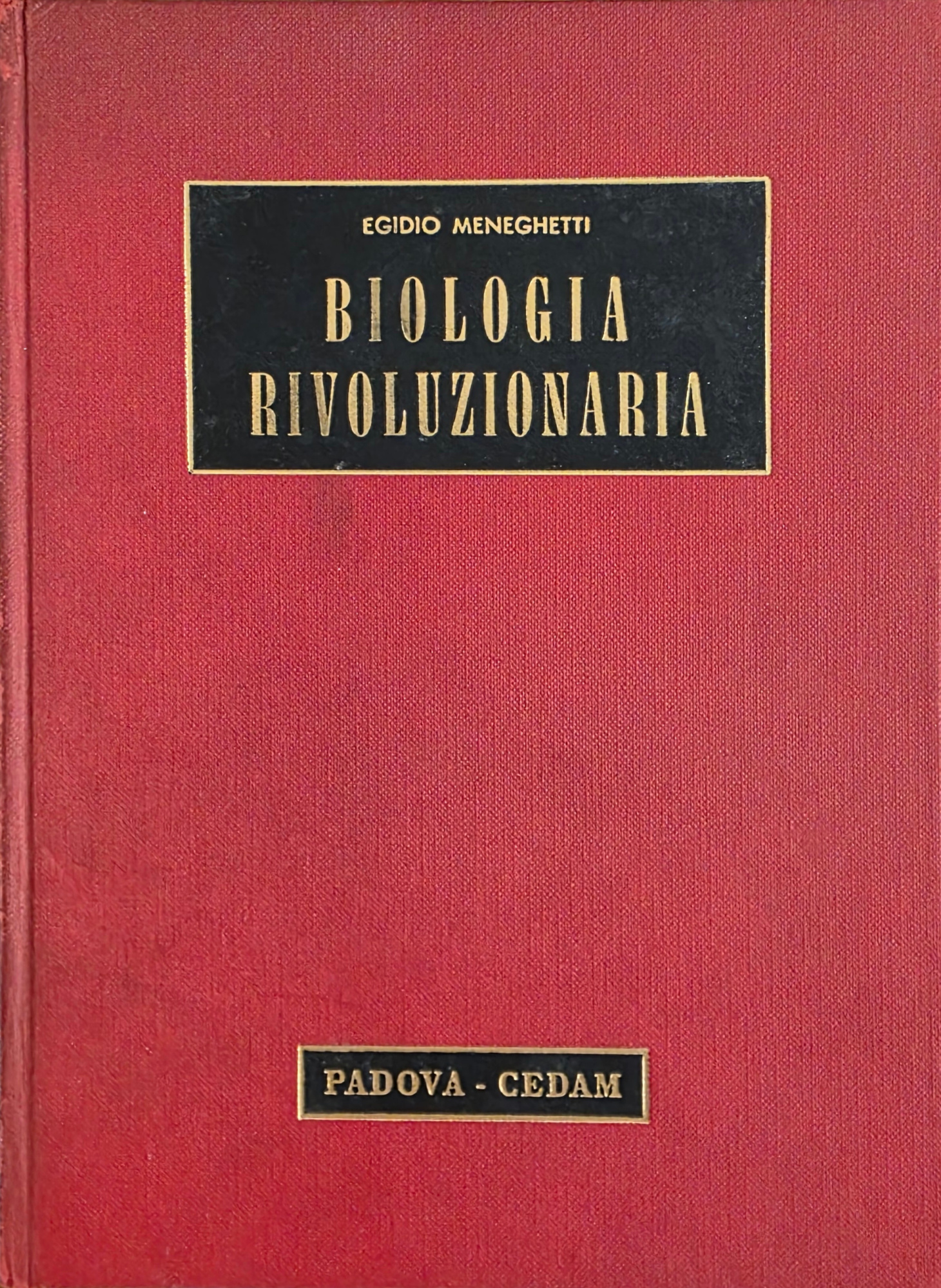 BIOLOGIA RIVOLUZIONARIA
