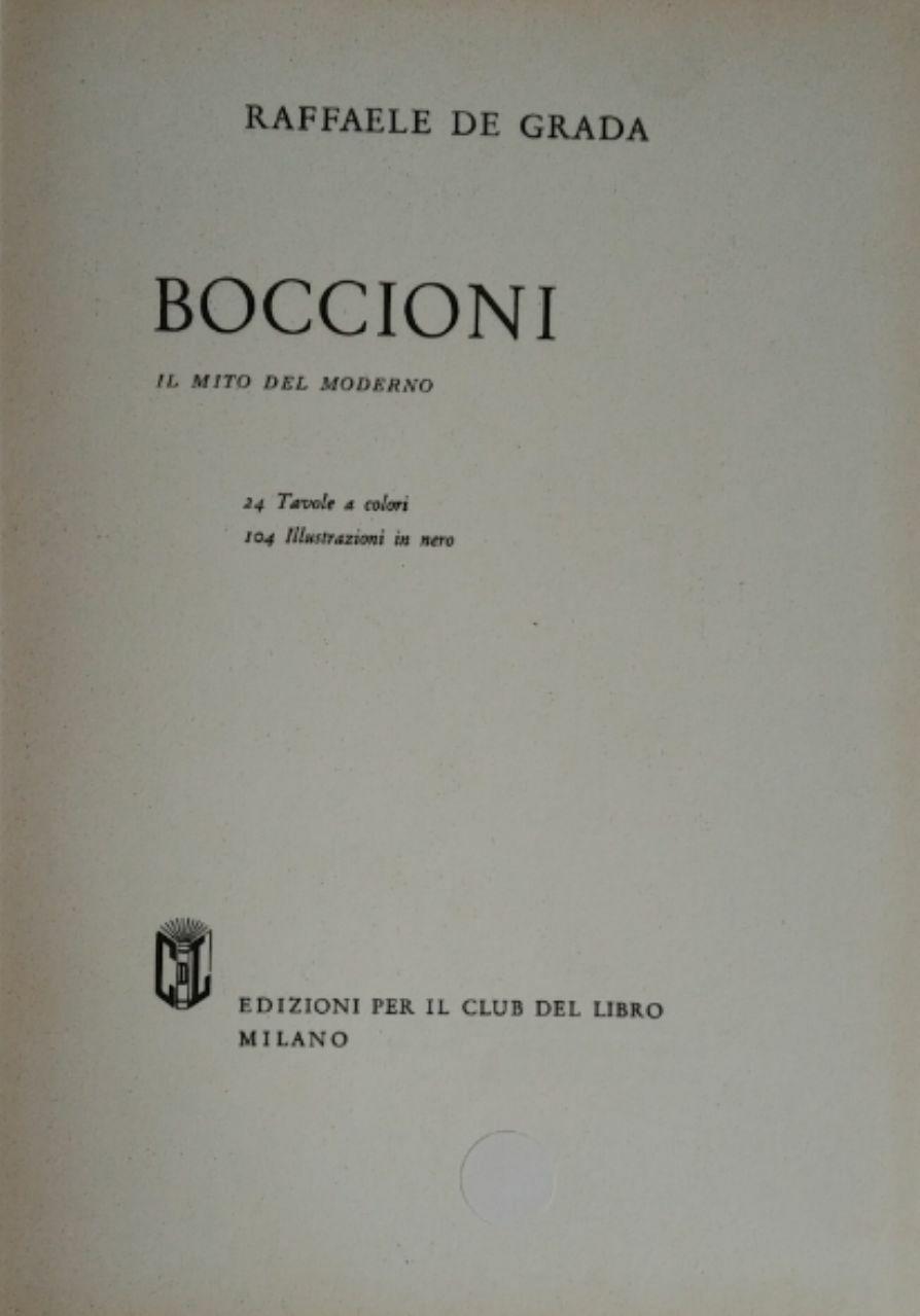 BOCCIONI. IL MITO DEL MODERNO