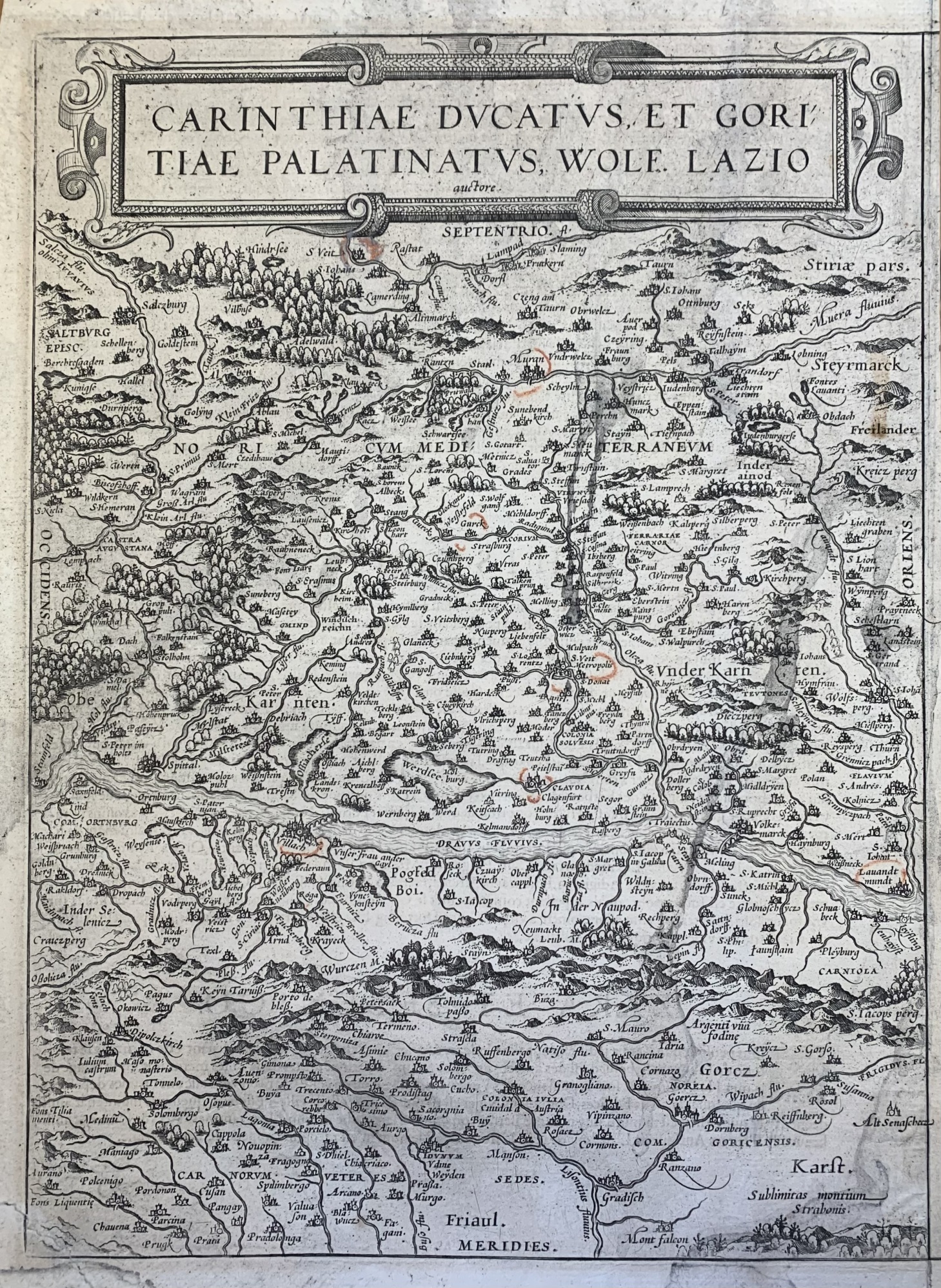 CARINTHIAE DVCATVS, ET GORITIAE PALATINATVS, WOLF LAZIO