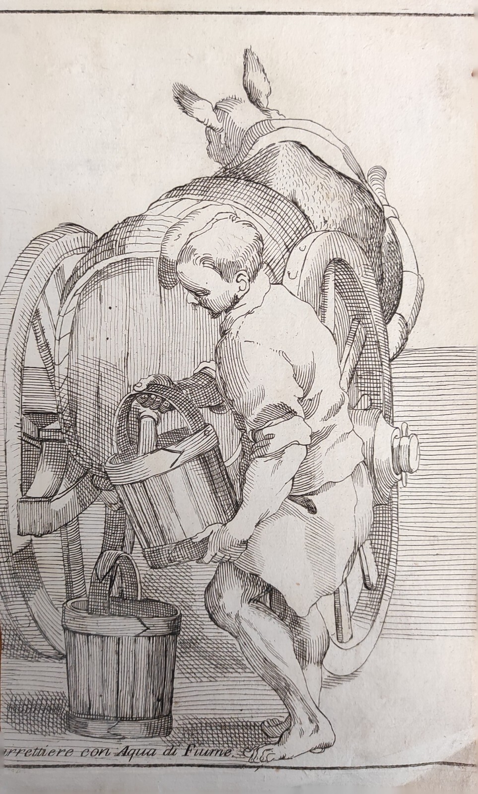 CARRETTIERE CON AQUA DI FIUME