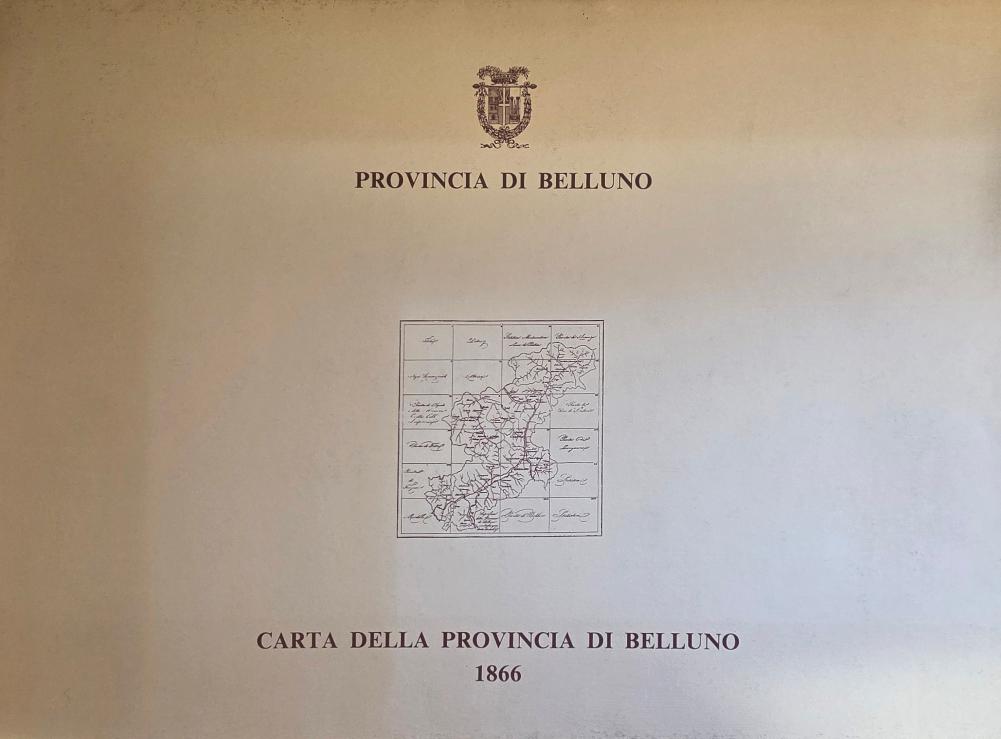 CARTA TOPOGRAFICA DELLA PROVINCIA DI BELLUNO + Carta topografica del …